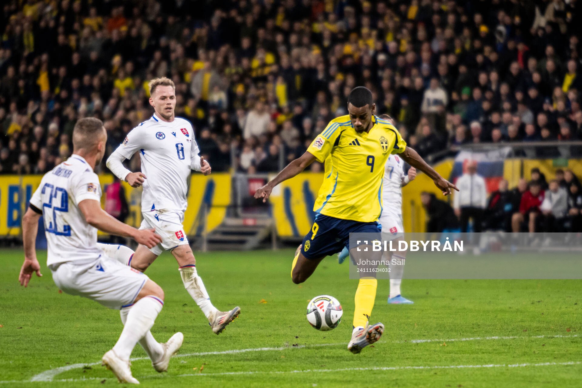 Alexander Isak of Sweden