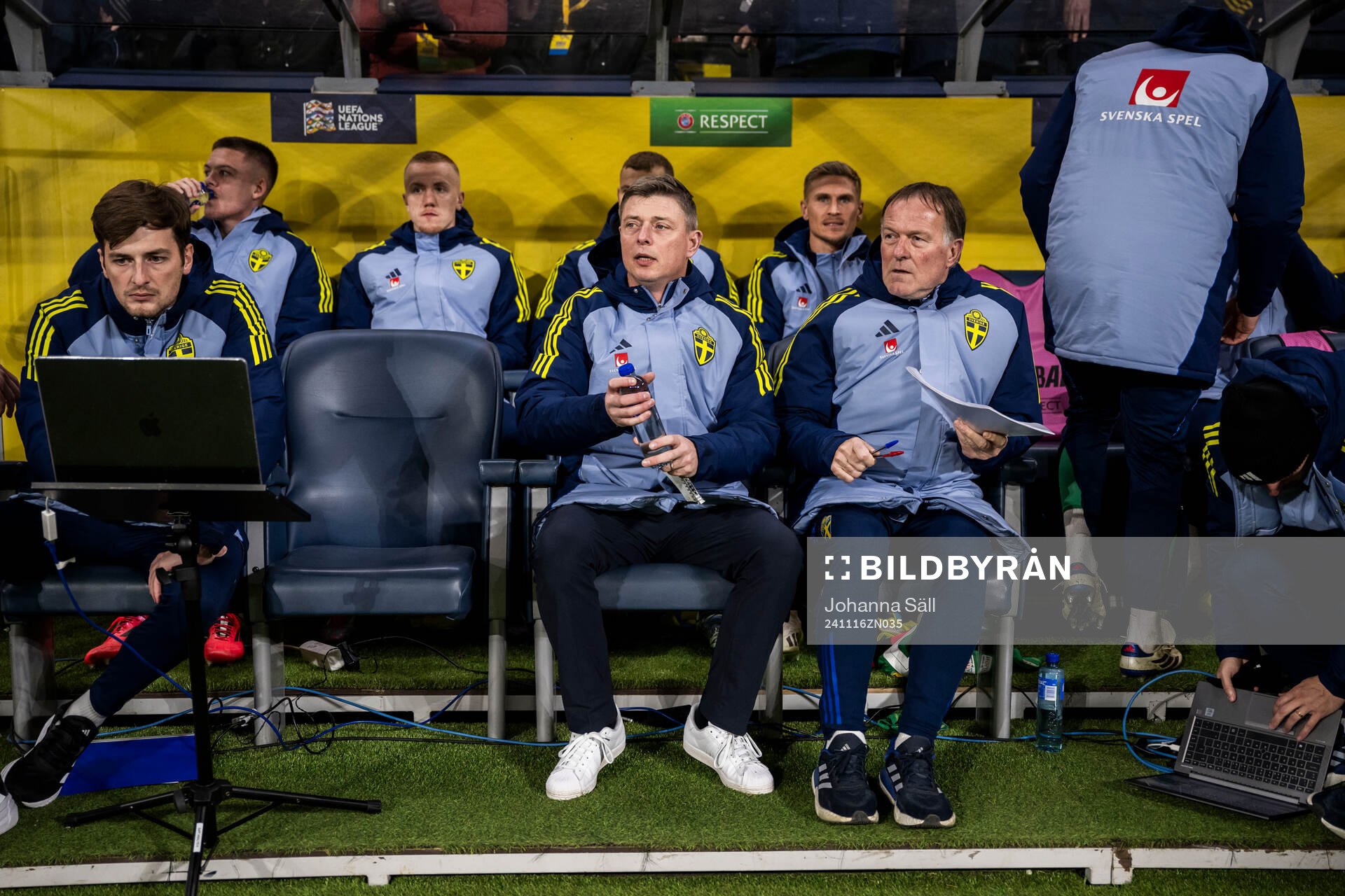 Head coach Jon Dahl Tomasson and Assistant coach Remy