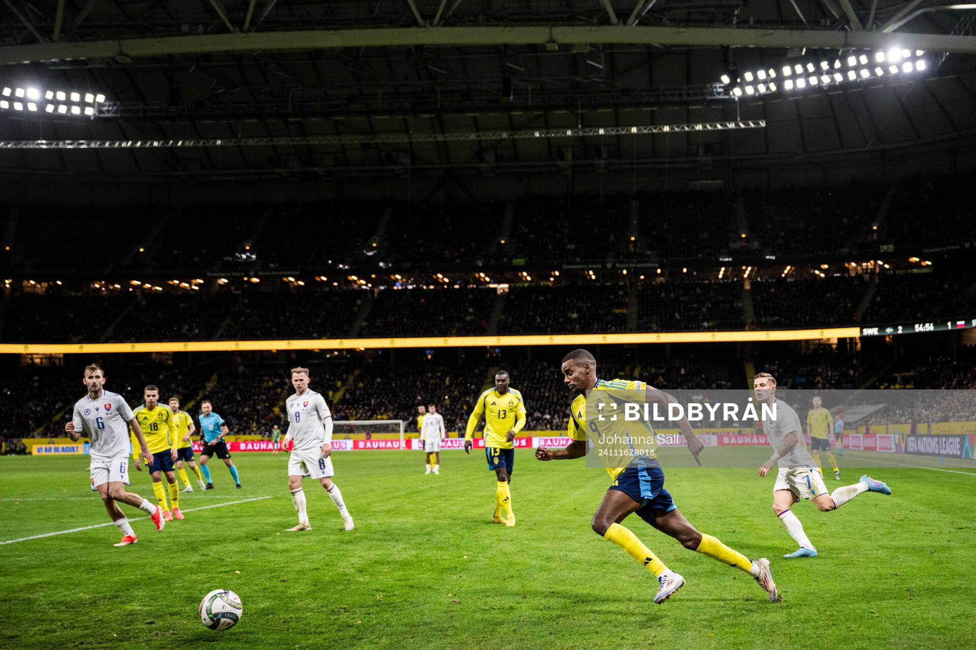 Alexander Isak of Sweden