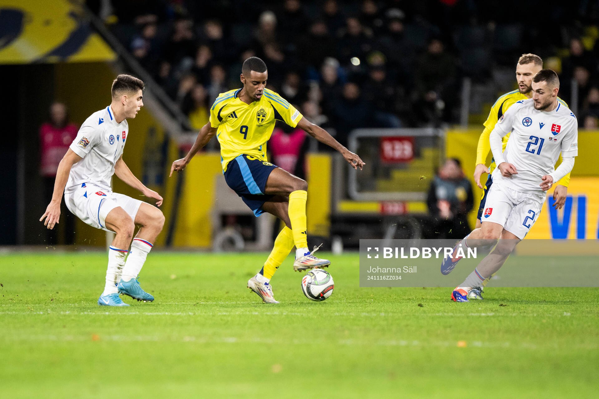 Alexander Isak of Sweden