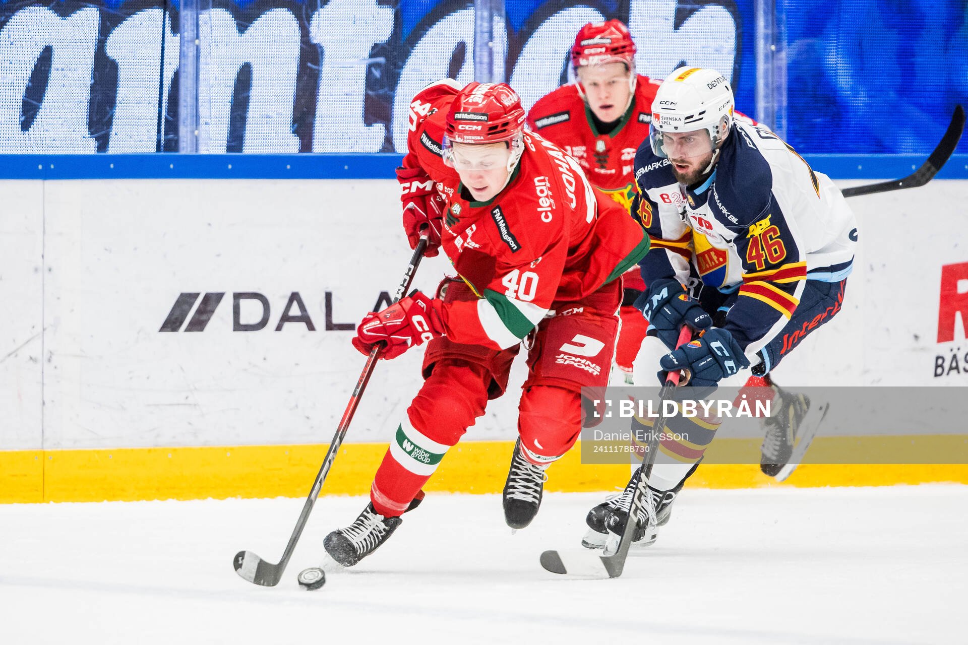 Moras Kalle Kratz och Djurgårdens Albin Grewe