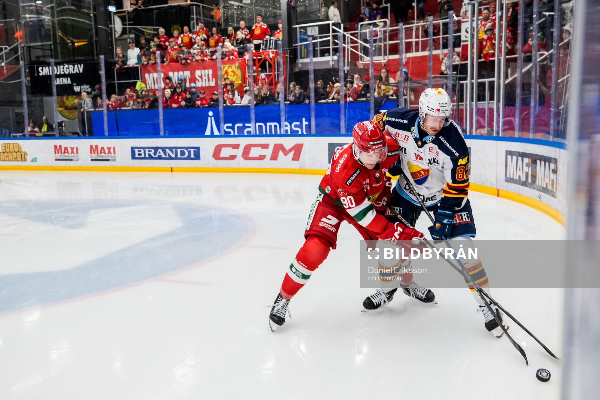 Moras Todd Burgess och Djurgårdens Colby Sissons