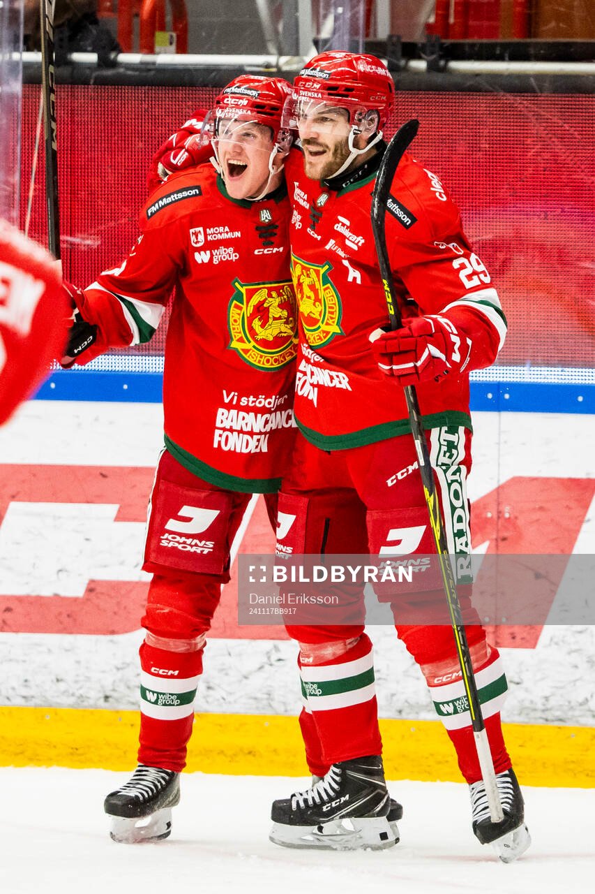 Moras Johan Persson jublar