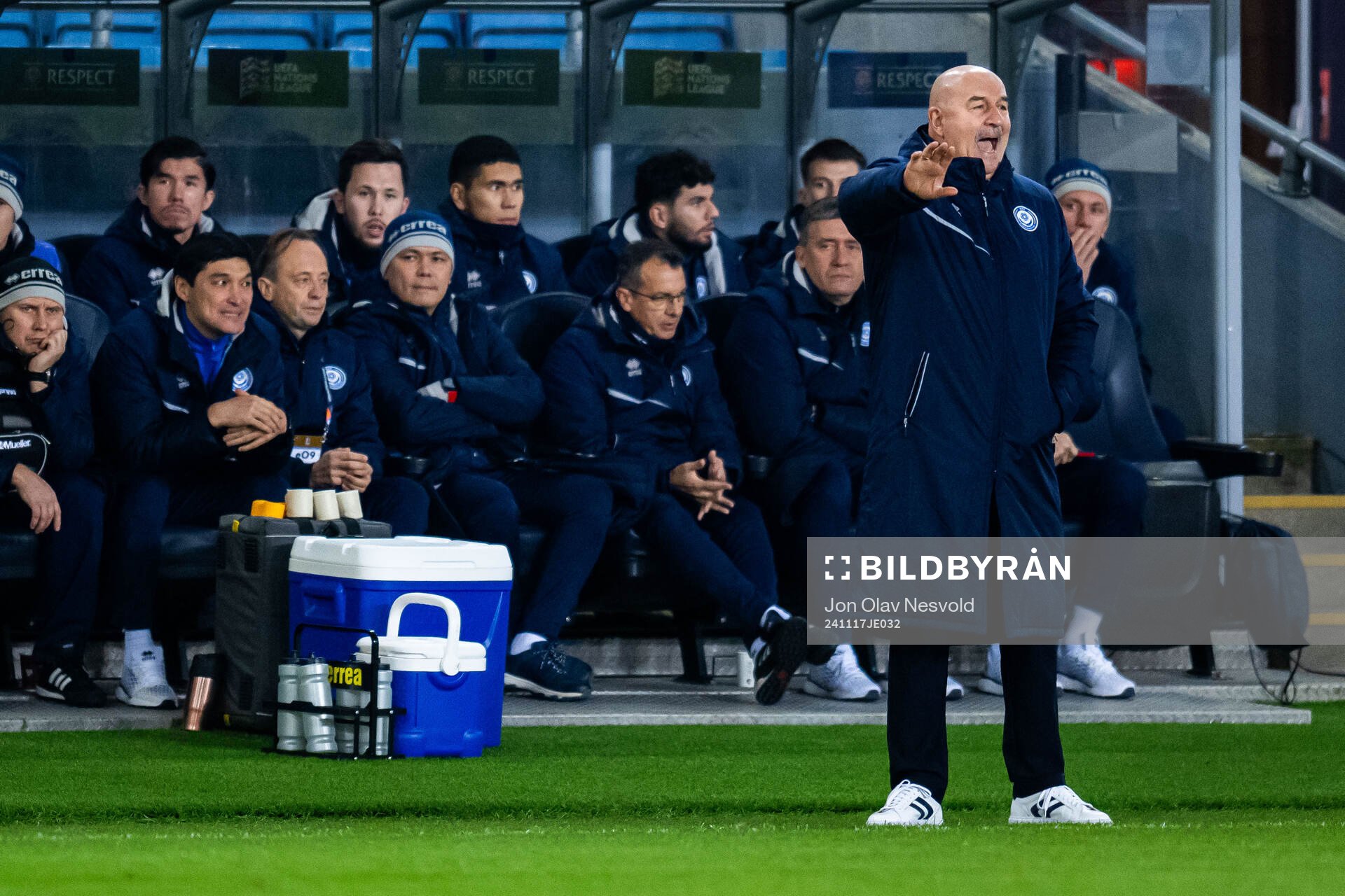 Head coach Stanislav Cherchesov of Kazakhstan