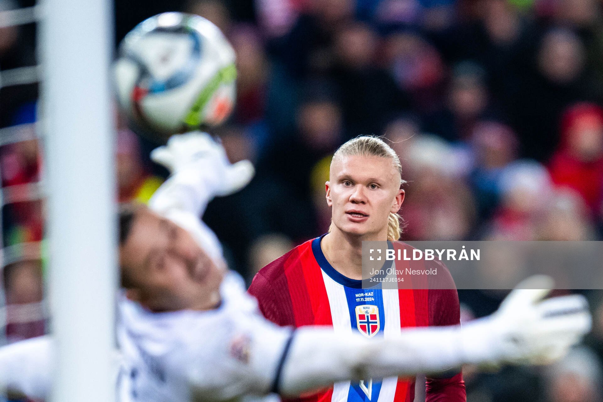 Erling Braut Haaland of Norway scores 2-0