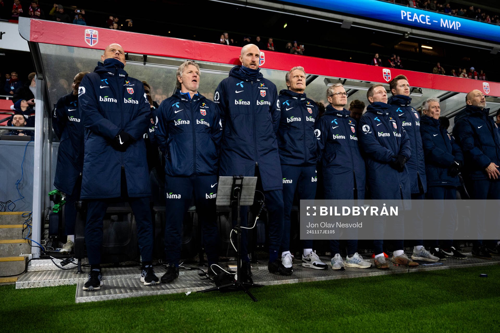 Head coach Ståle Solbakken of Norway