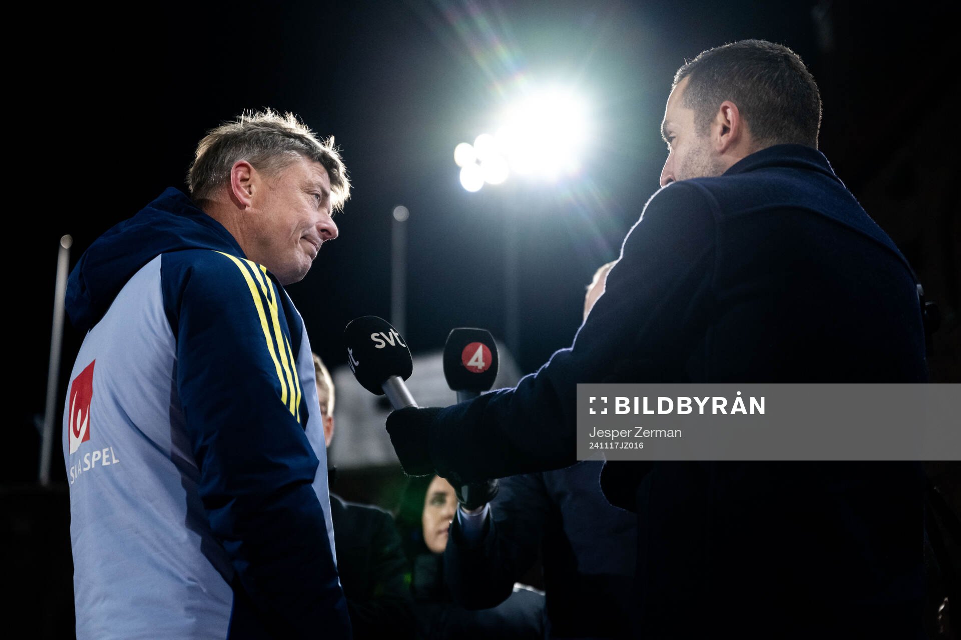 Head coach Jon Dahl Tomasson of the Swedish men's football
