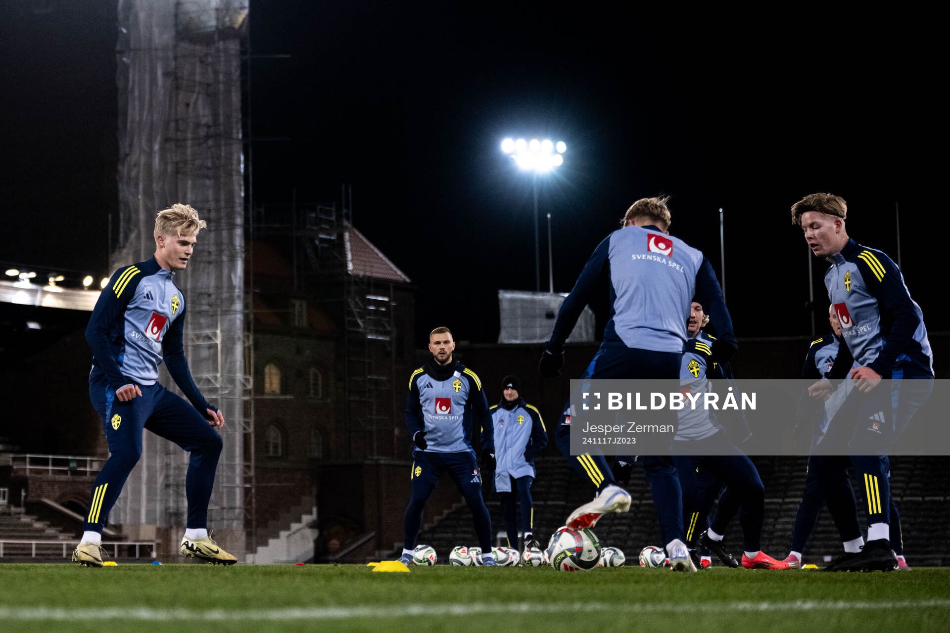 Lucas Bergvall of the Swedish men's football national team