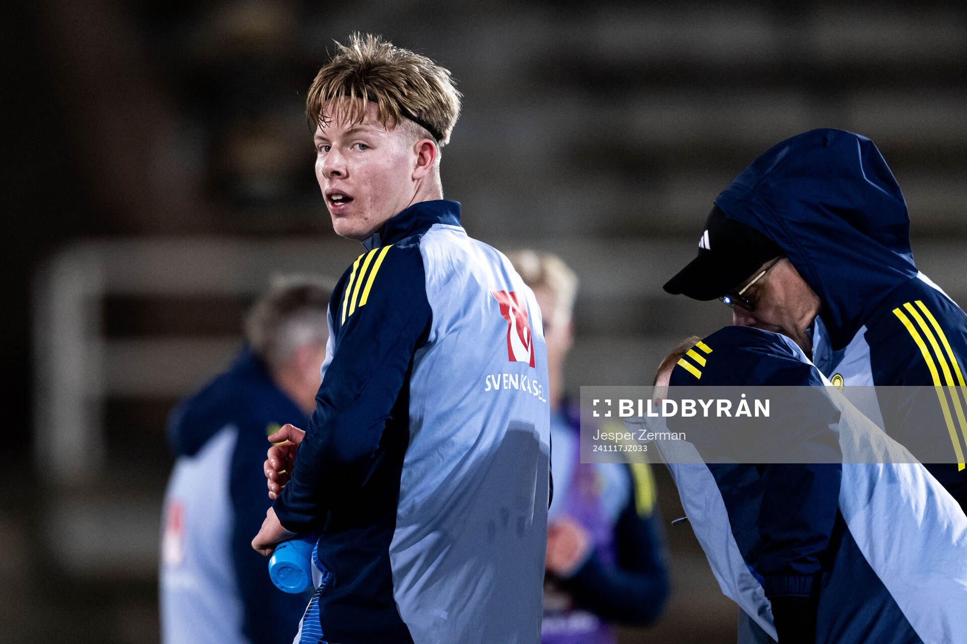 Nils Zätterström of the Swedish men's football national