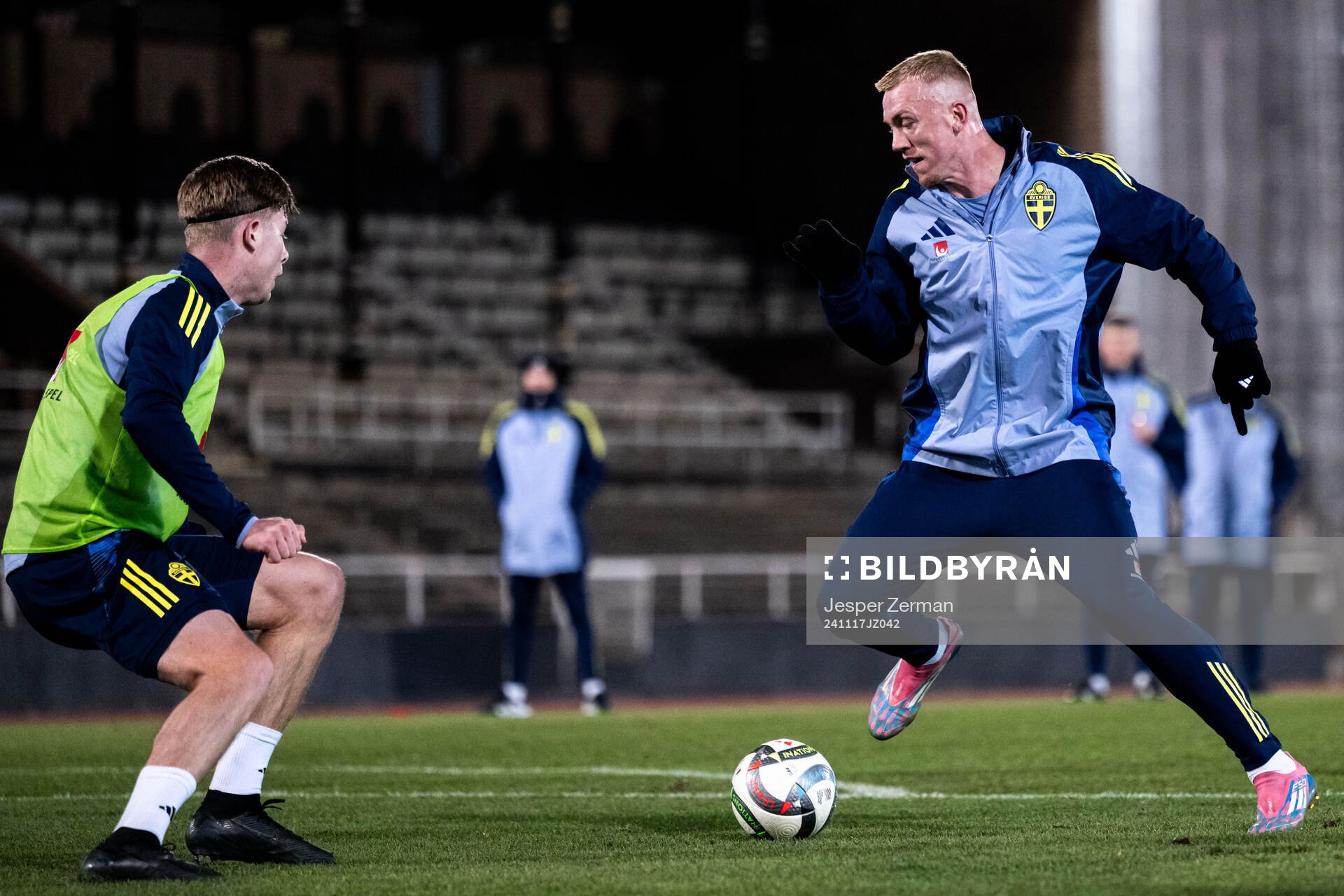 Isac Lidberg of the Swedish men's football national team at