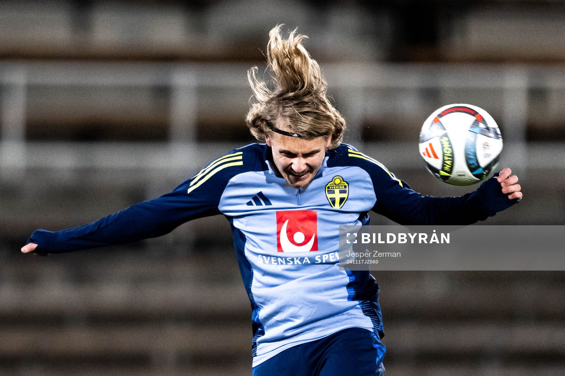 Sebastian Nanasi of the Swedish men's football national