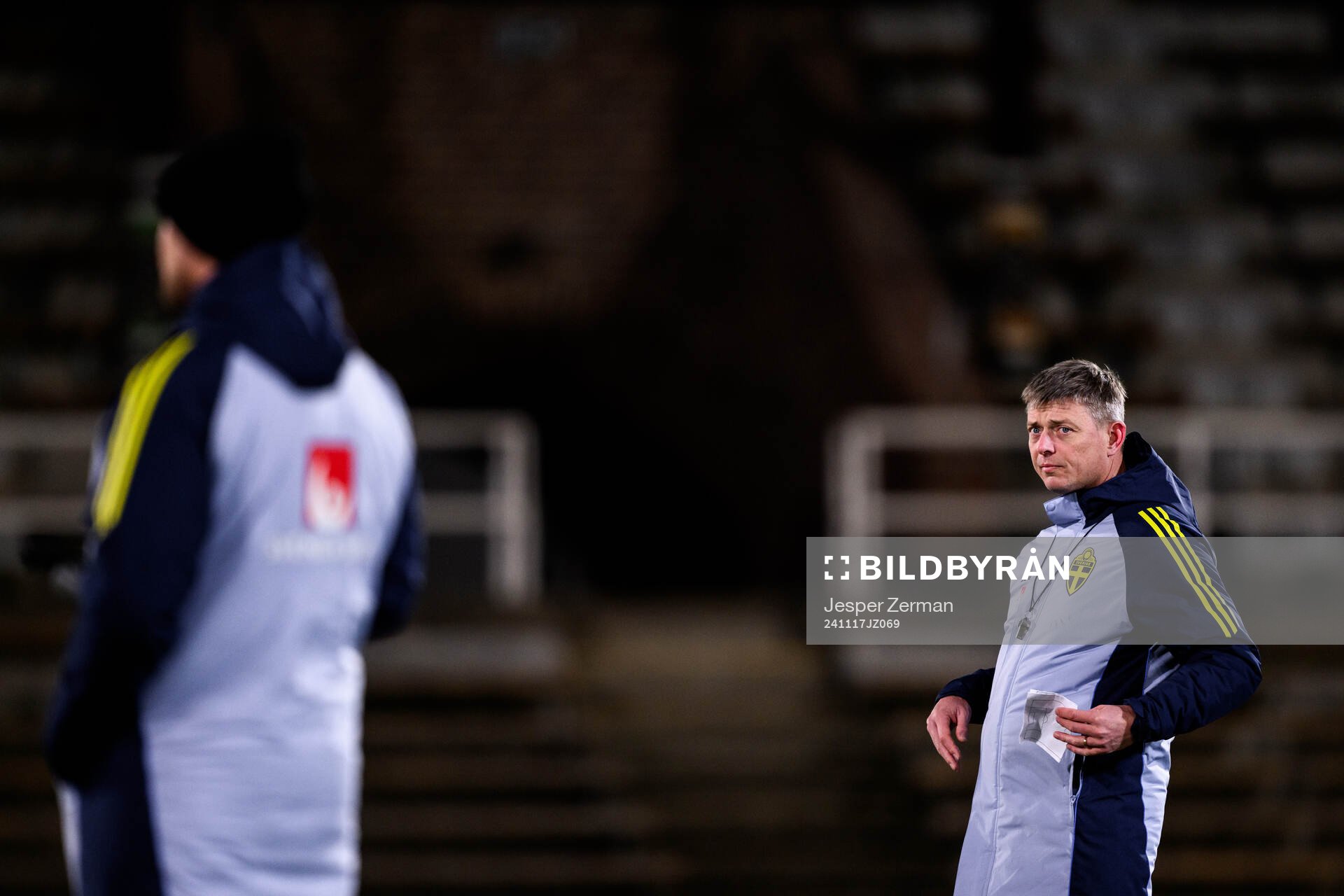 Head coach Jon Dahl Tomasson of the Swedish men's football