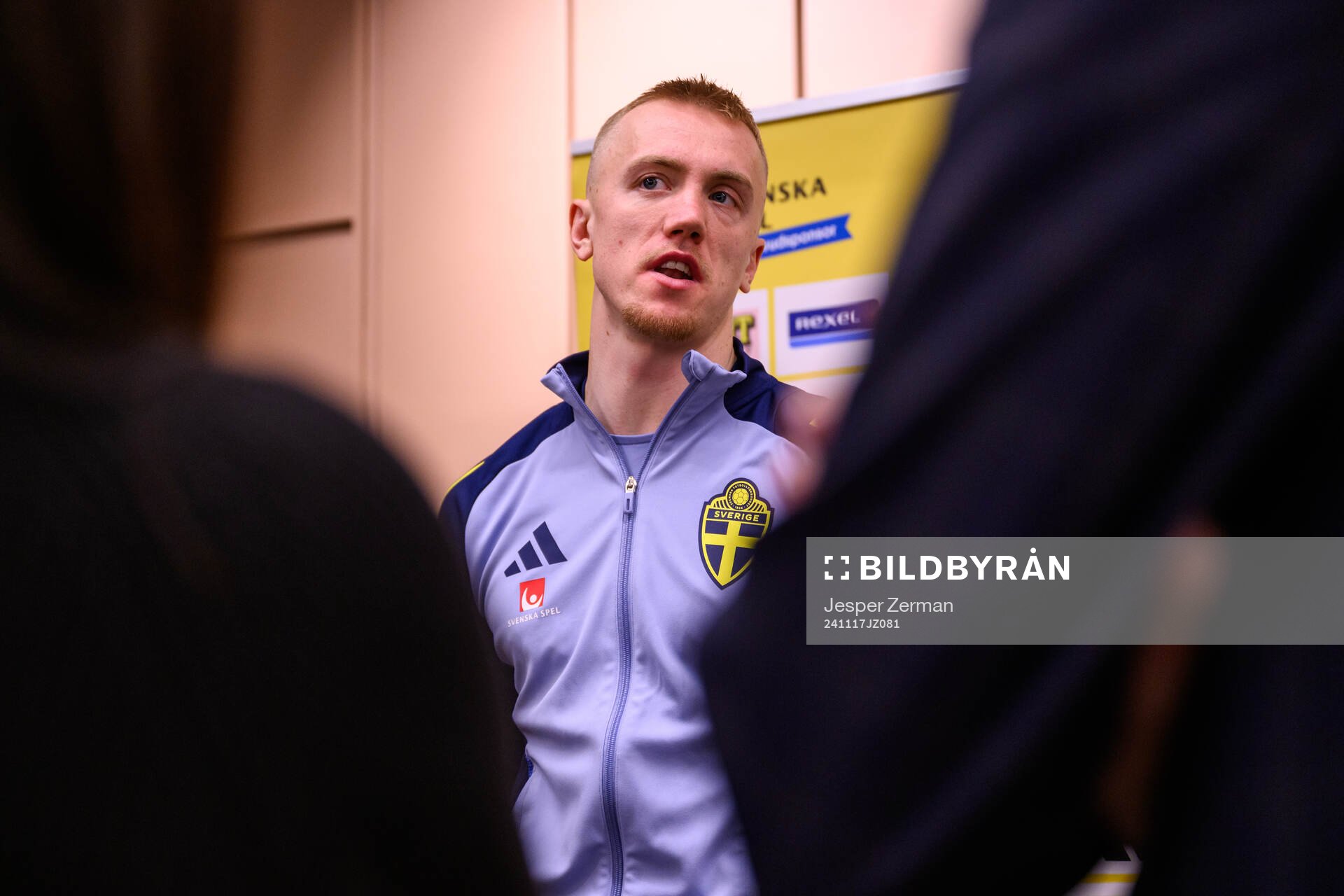 Isac Lidberg of the Swedish men's football national team at