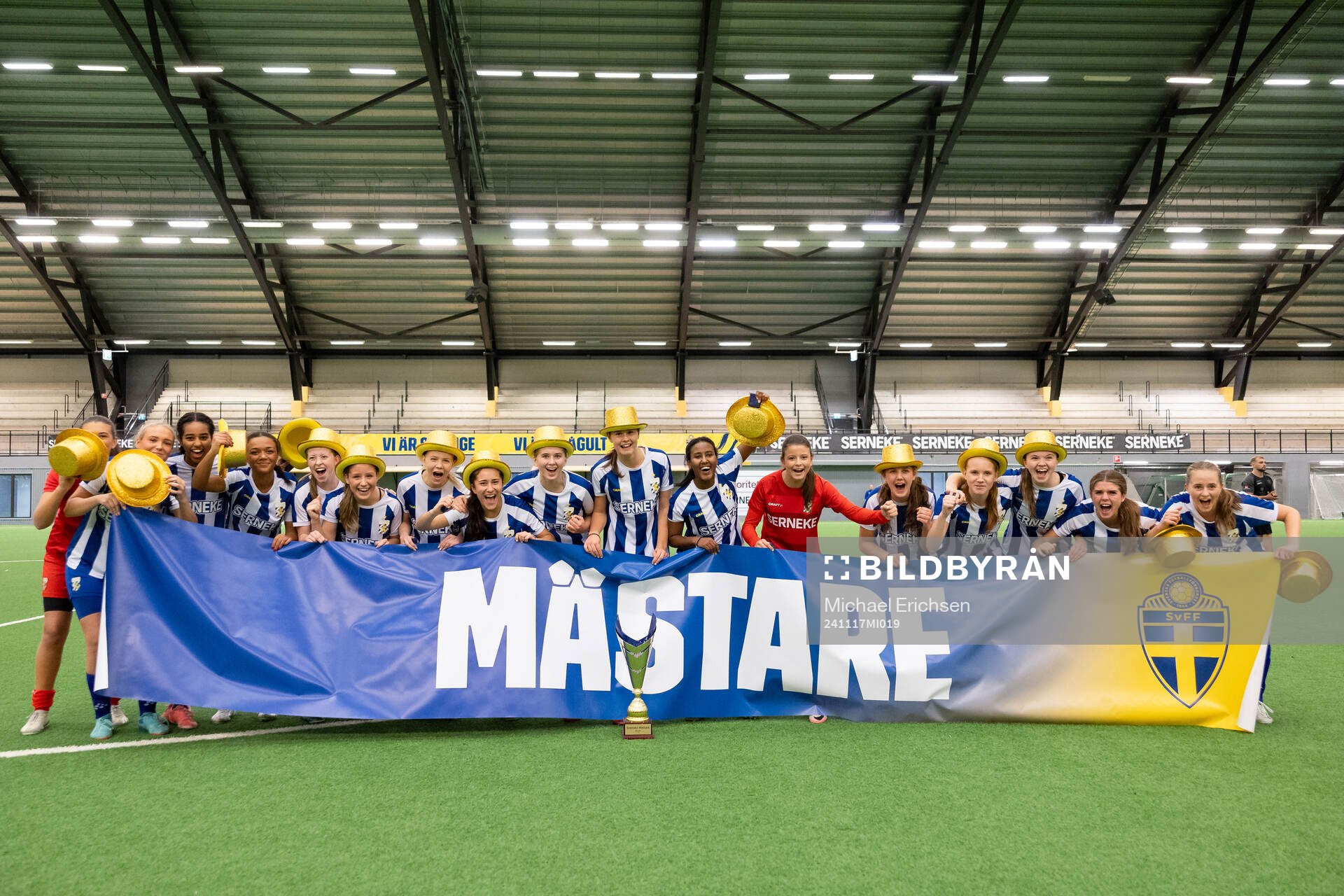 IFK Göteborgs spelare jublar