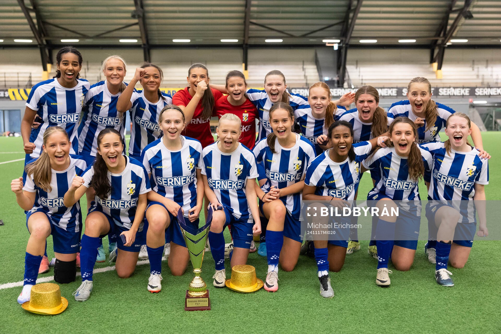 IFK Göteborgs spelare jublar