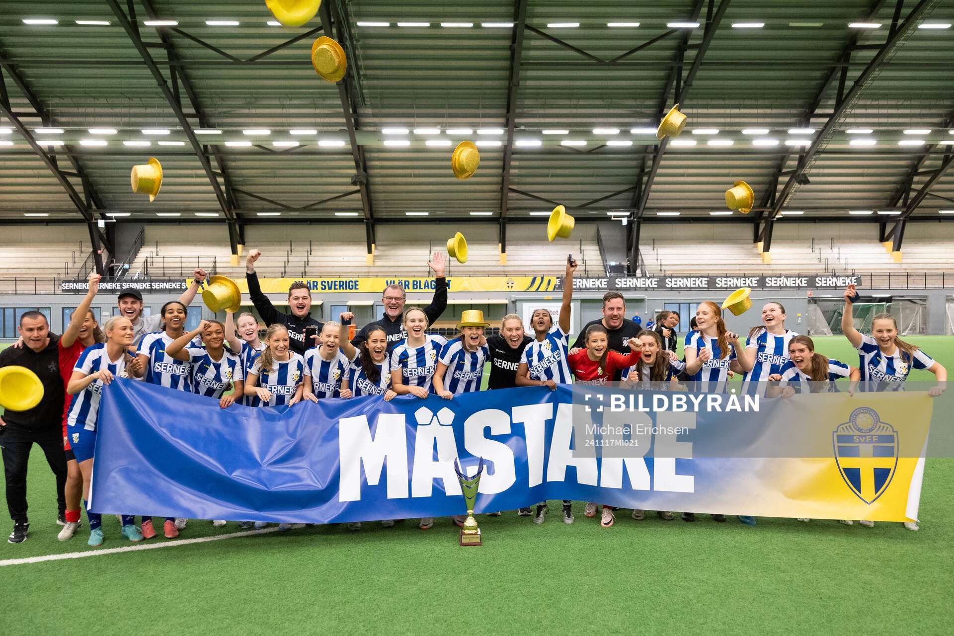IFK Göteborgs spelare jublar