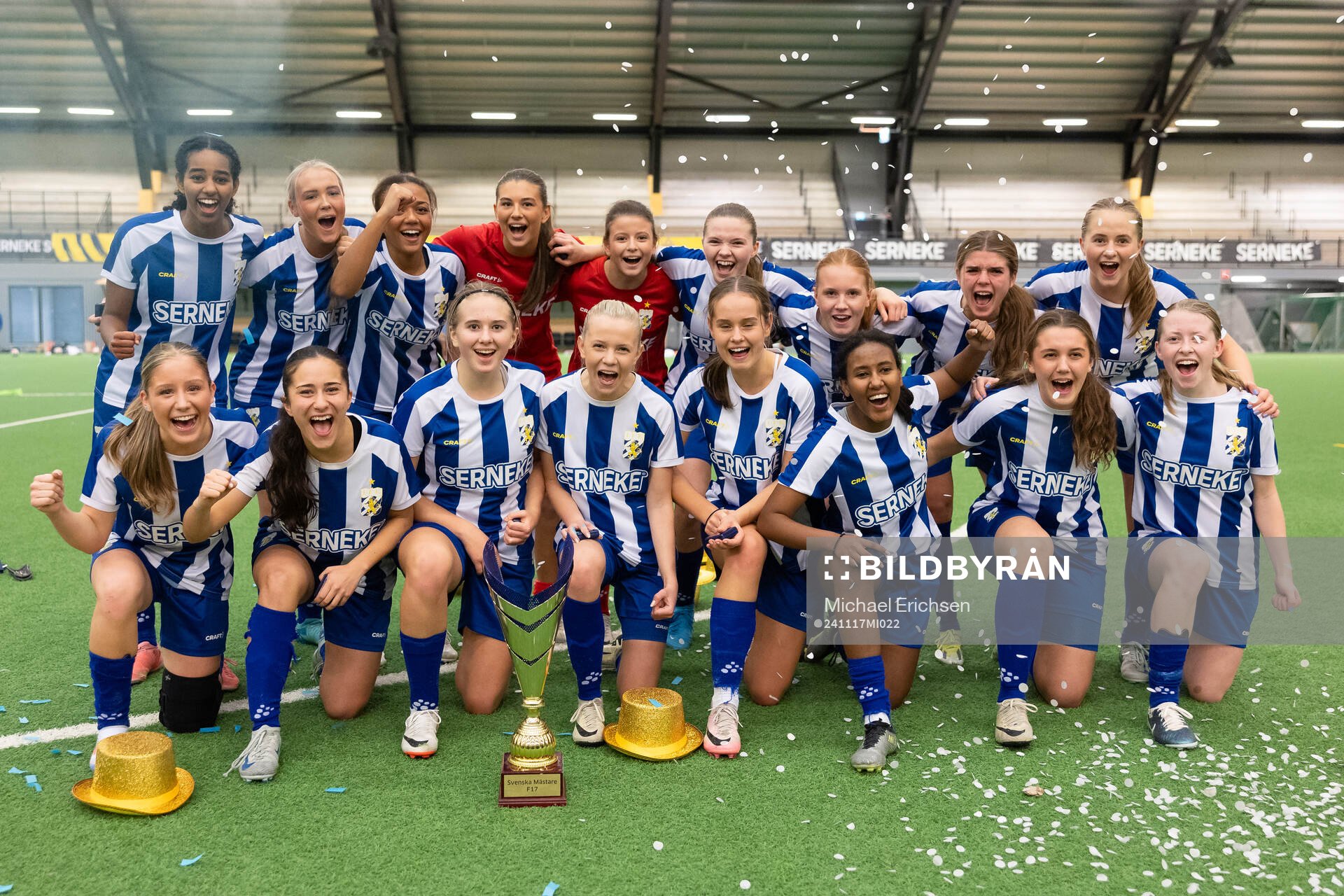 IFK Göteborgs spelare jublar