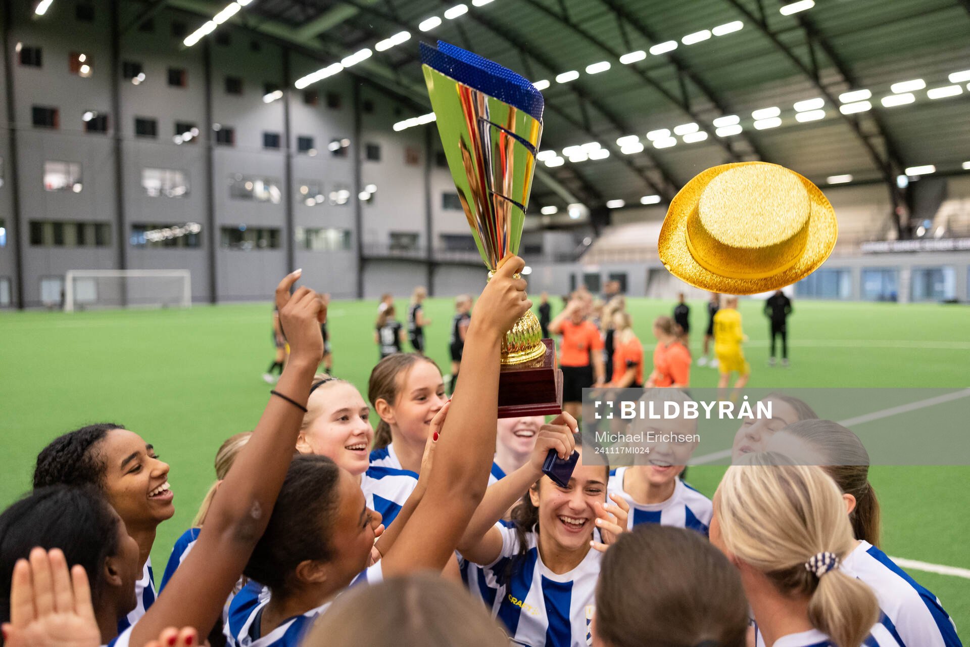 IFK Göteborgs spelare jublar