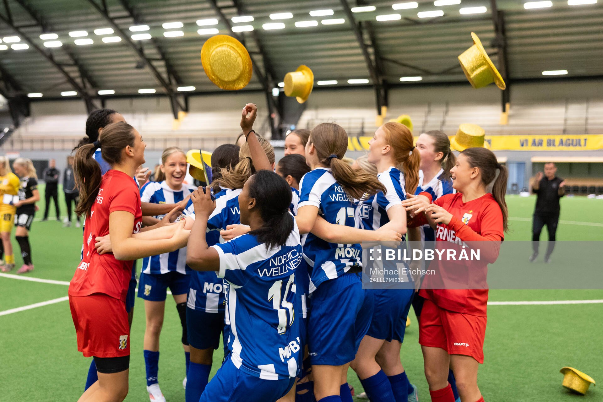 IFK Göteborgs spelare jublar