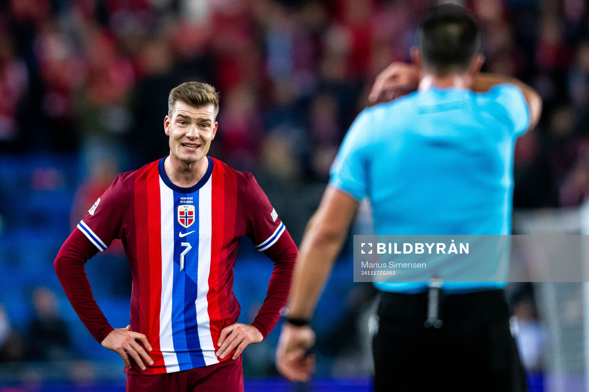 Alexander Sørloth of Norway