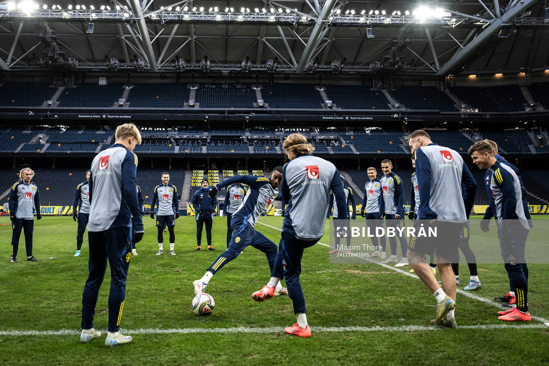 Alexander Isak of the Swedish men's national football team