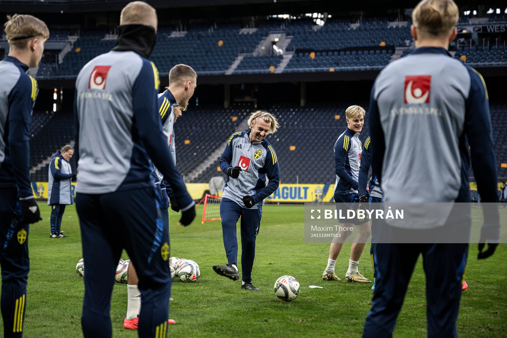 Emil Forsberg of the Swedish men's national football team