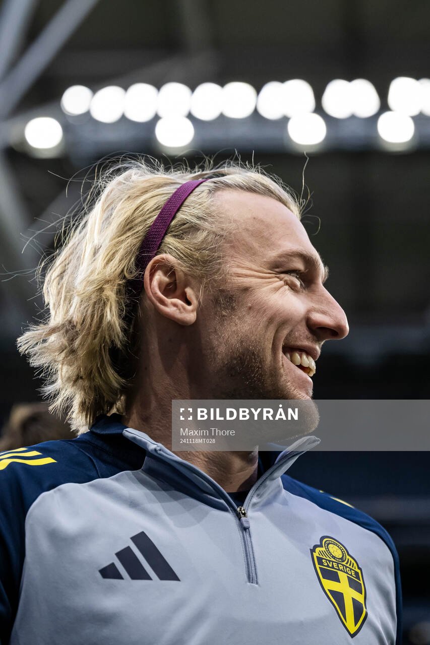 Emil Forsberg of the Swedish men's national football team
