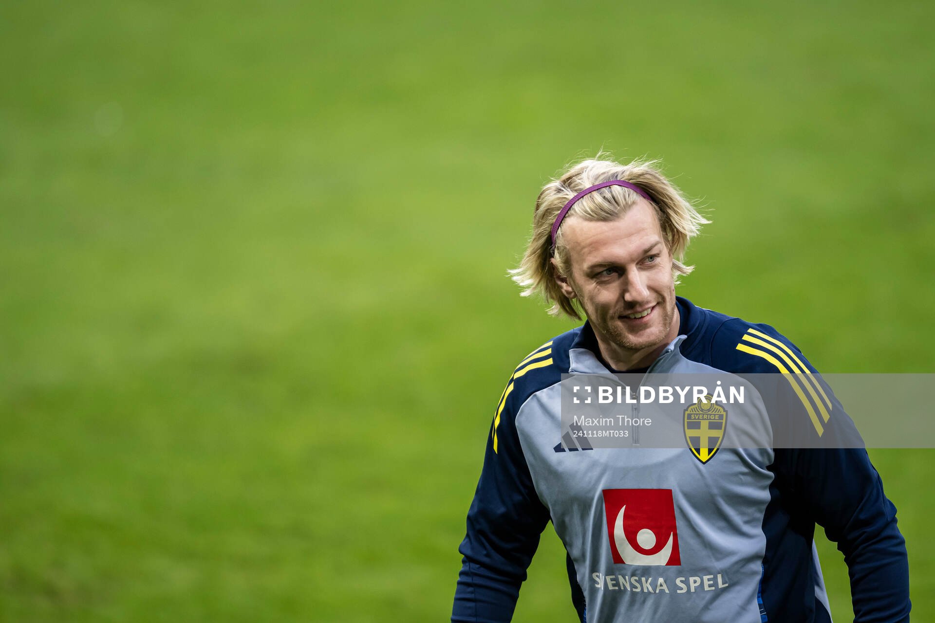 Emil Forsberg of the Swedish men's national football team