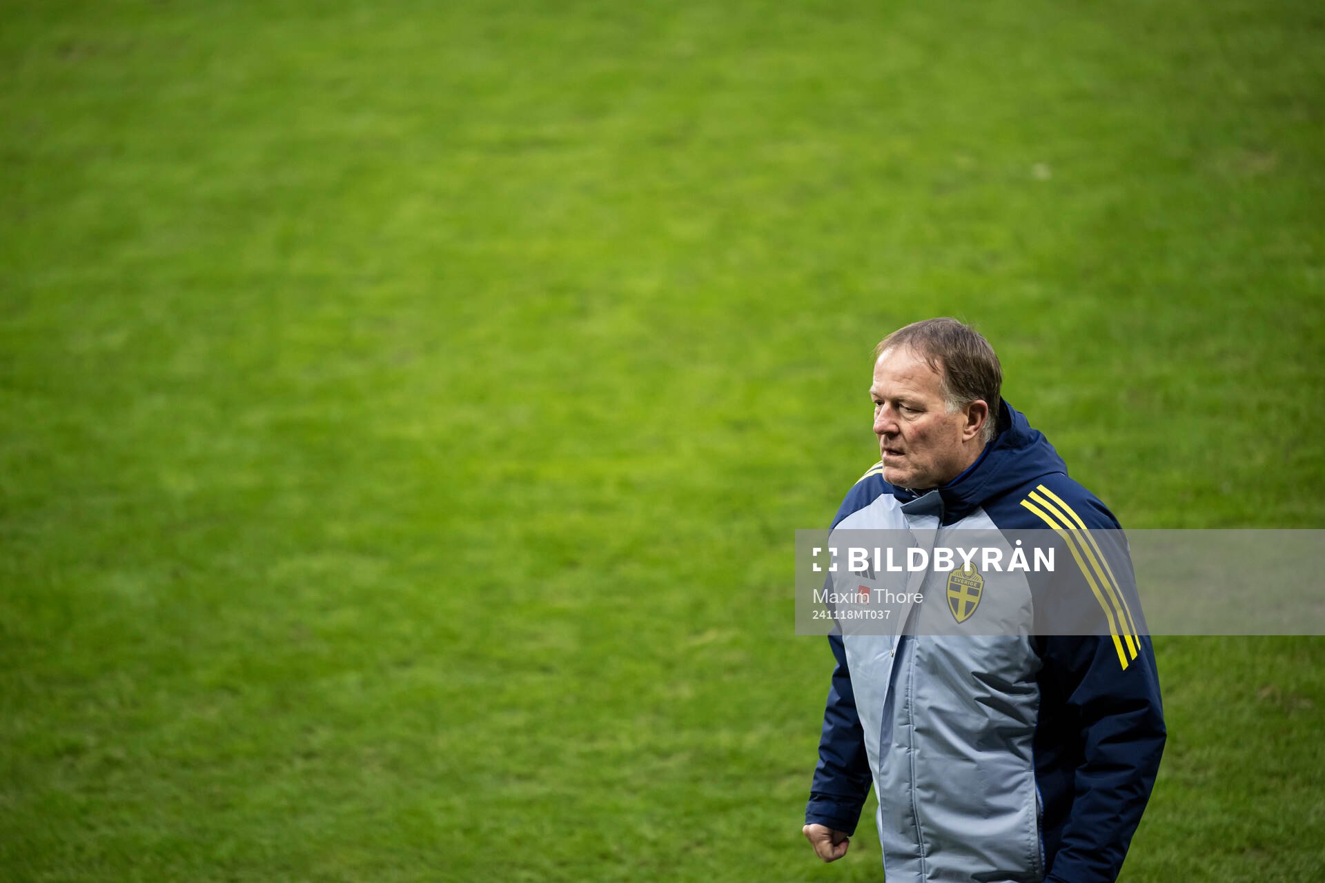 Assistant coach Remy Reijnierse of the Swedish men's