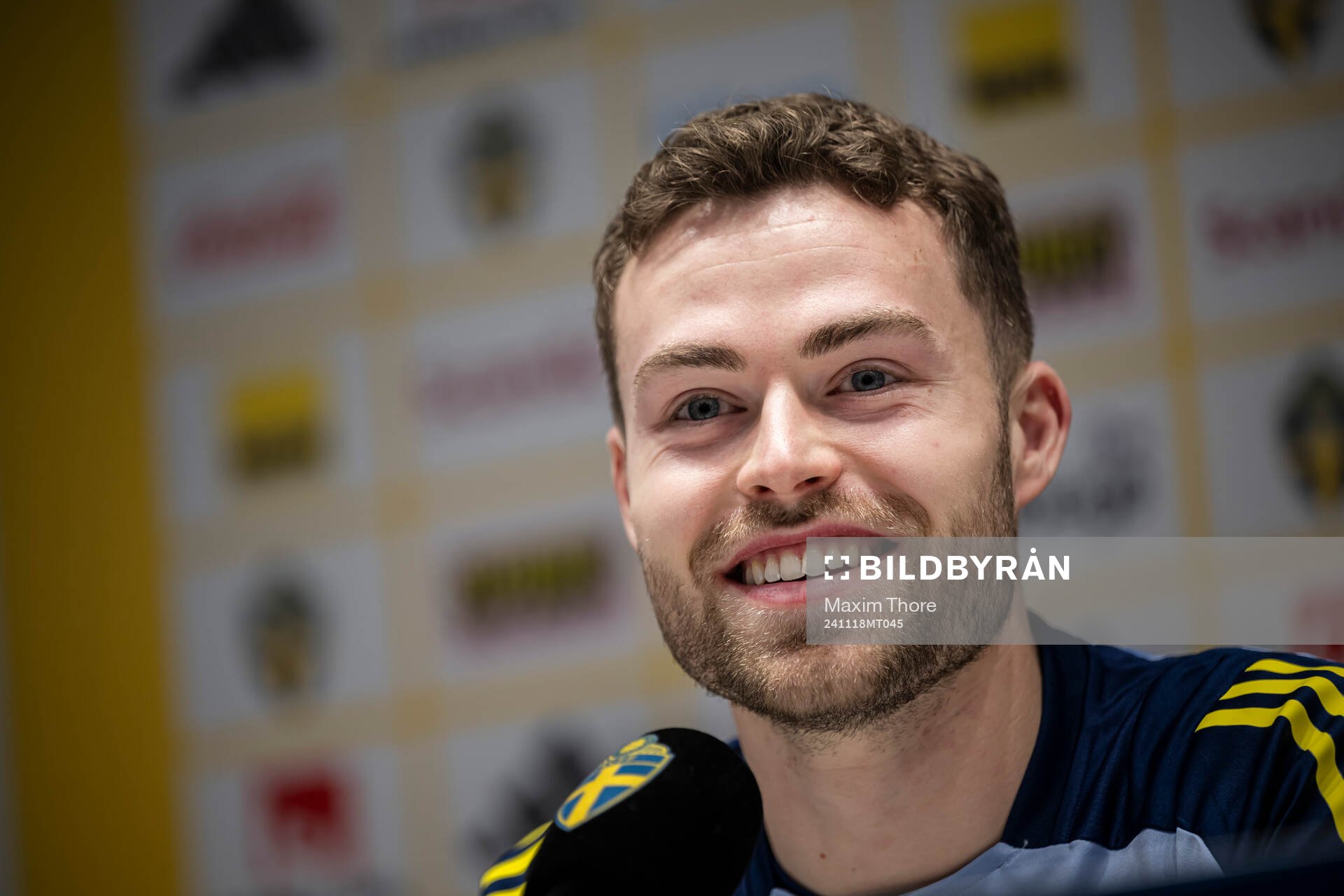 Gabriel Gudmundsson  of the Swedish men's national football
