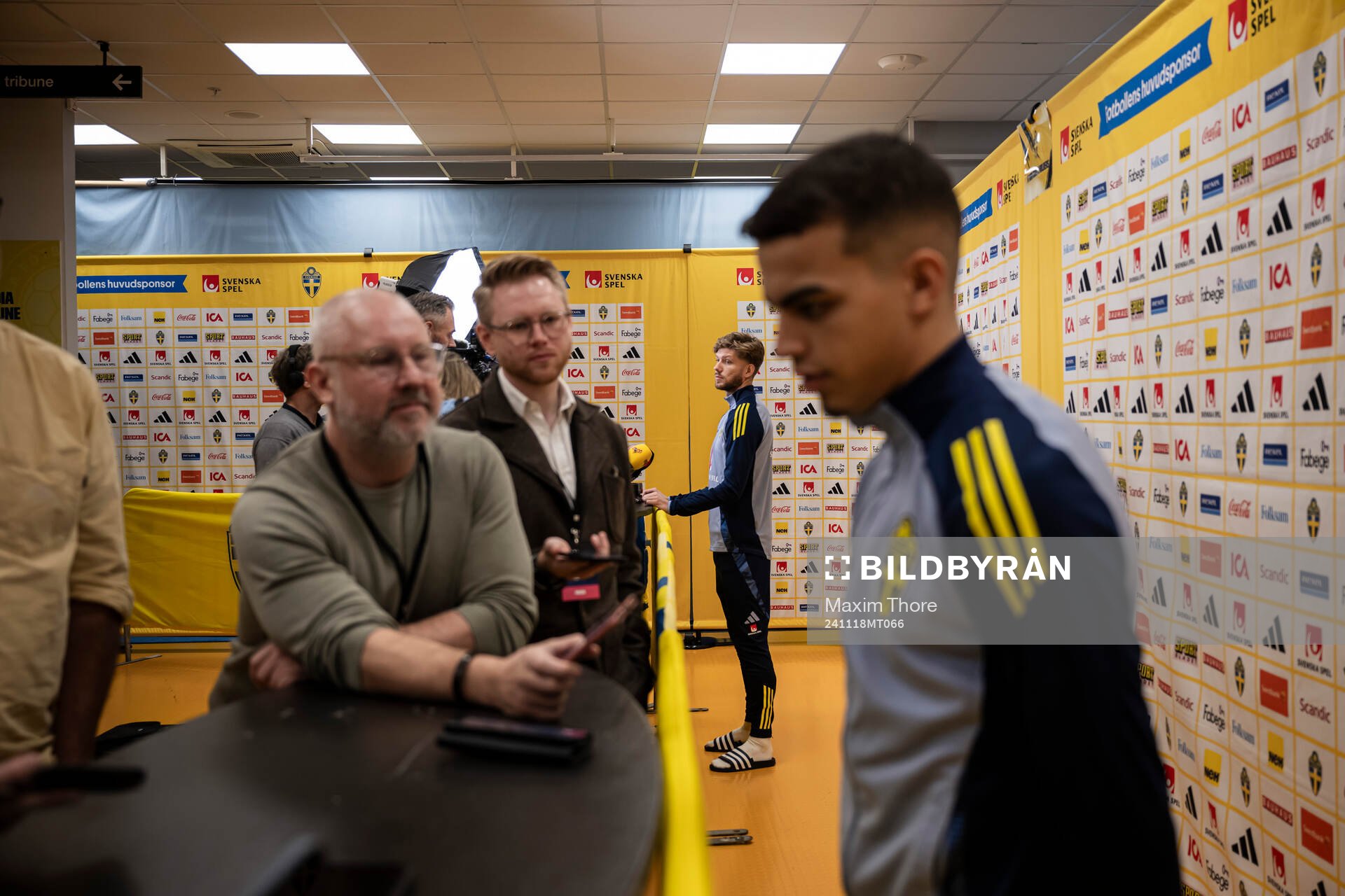 Anton Salétros and Yasin Ayari of the Swedish men's