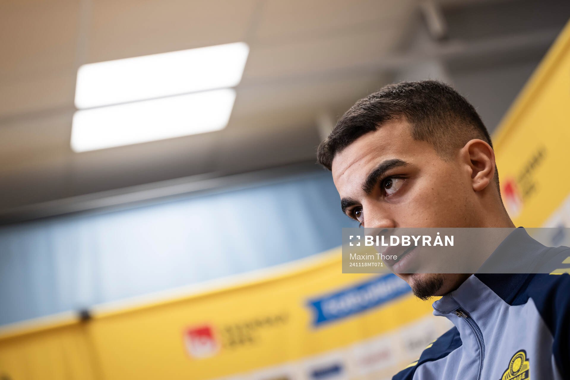 Anton Salétros of the Swedish men's national football team