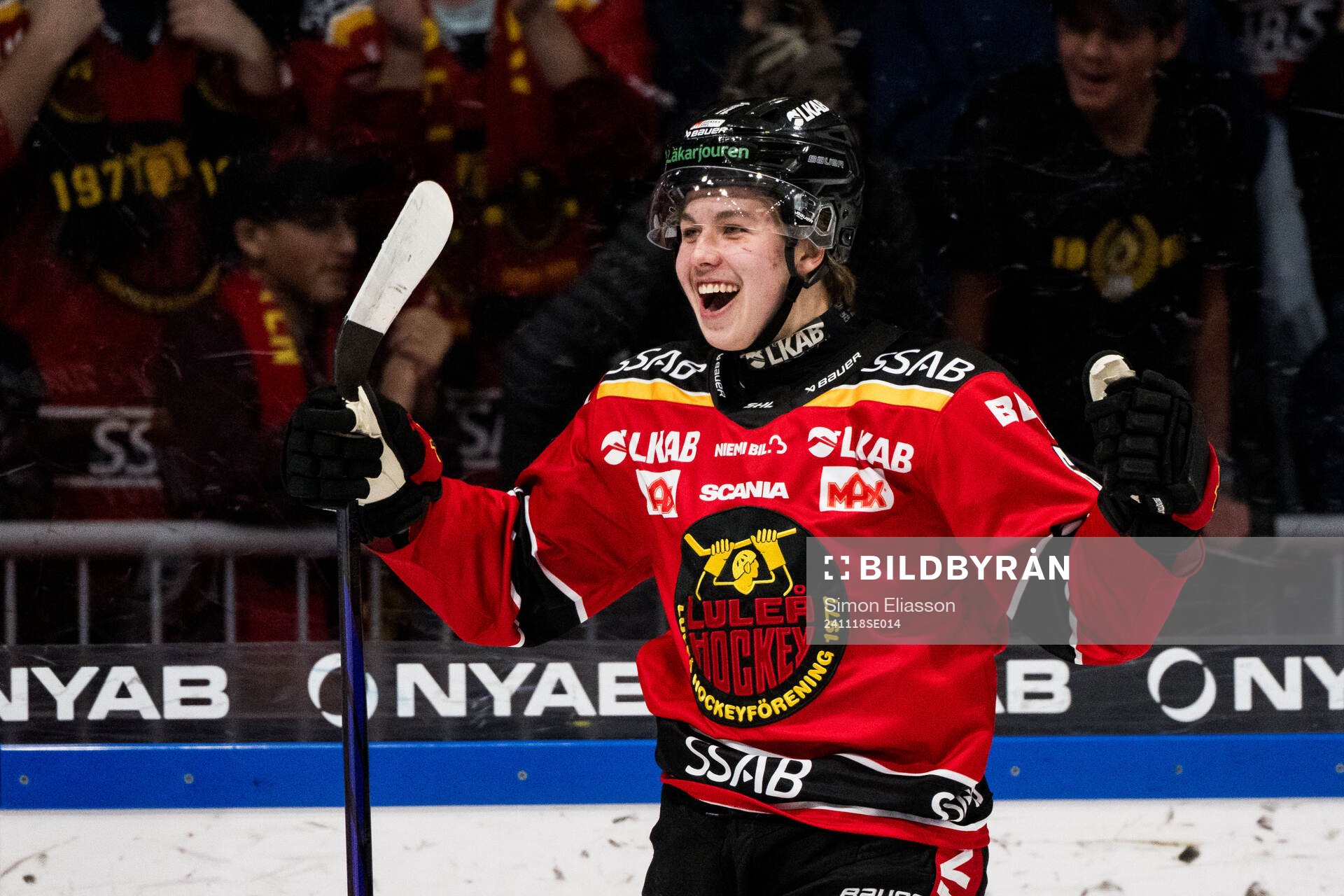 Luleås Isac Hedqvist jublar