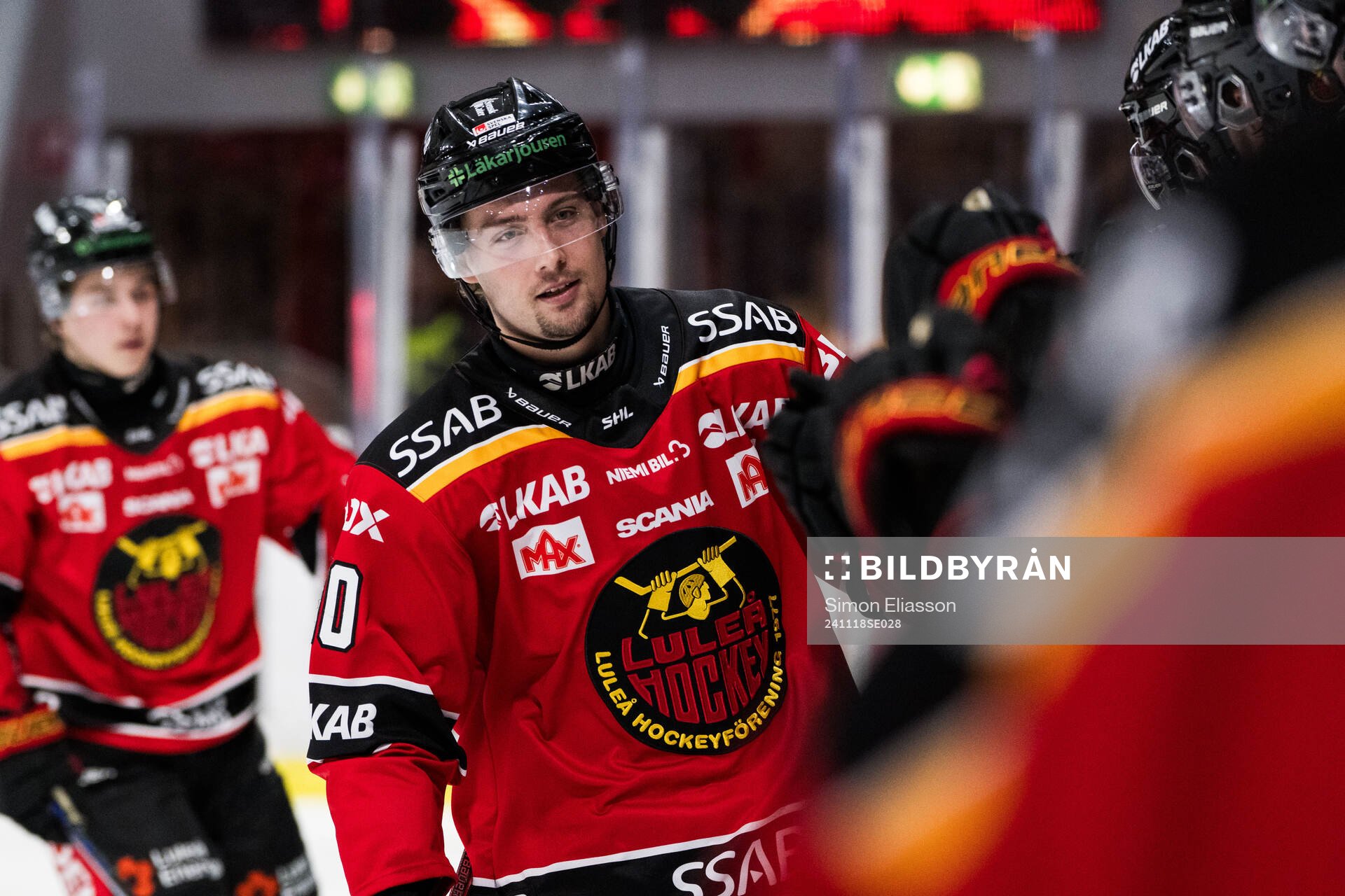 Luleås David Lilja jublar