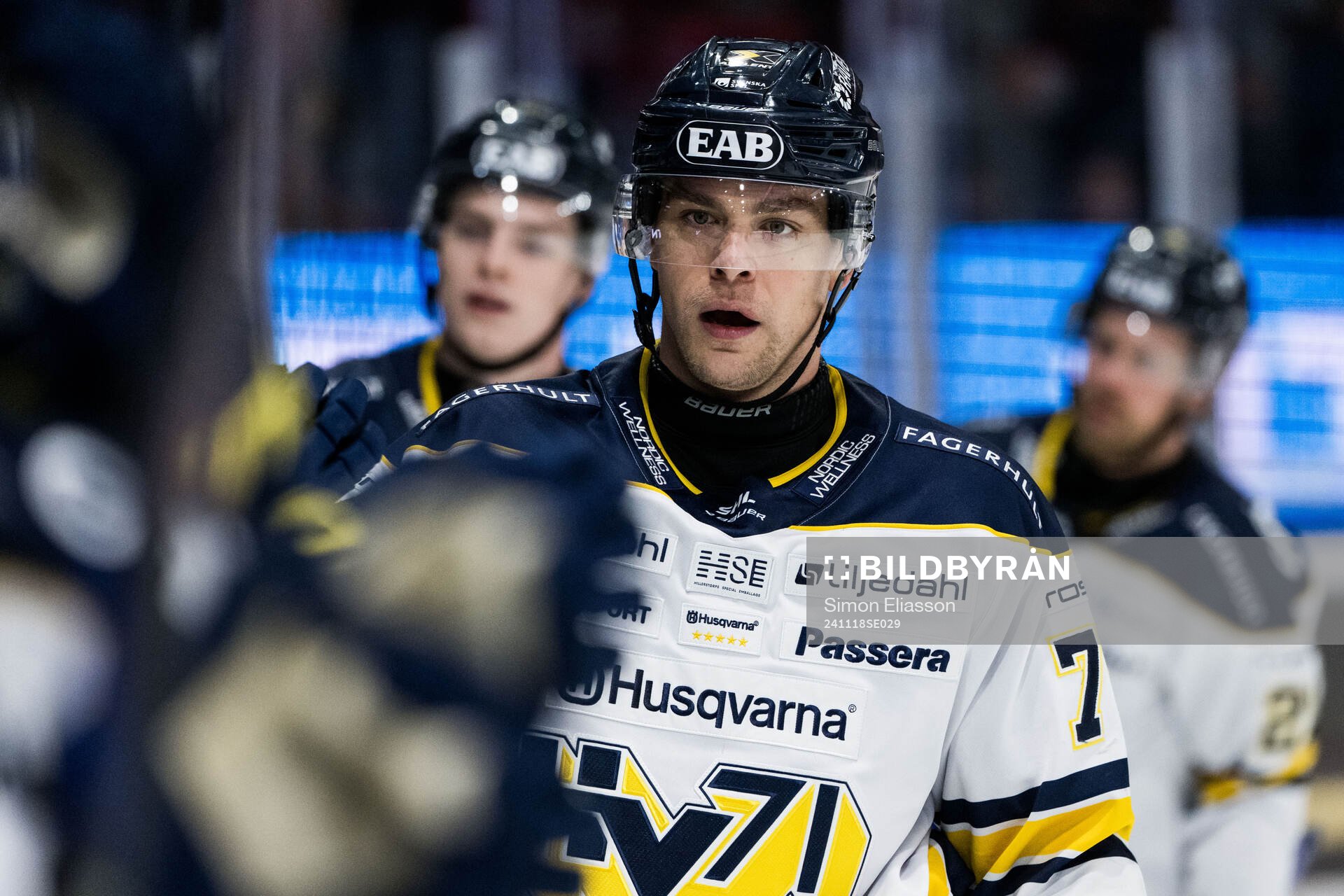 HV71s Radan Lenc jublar