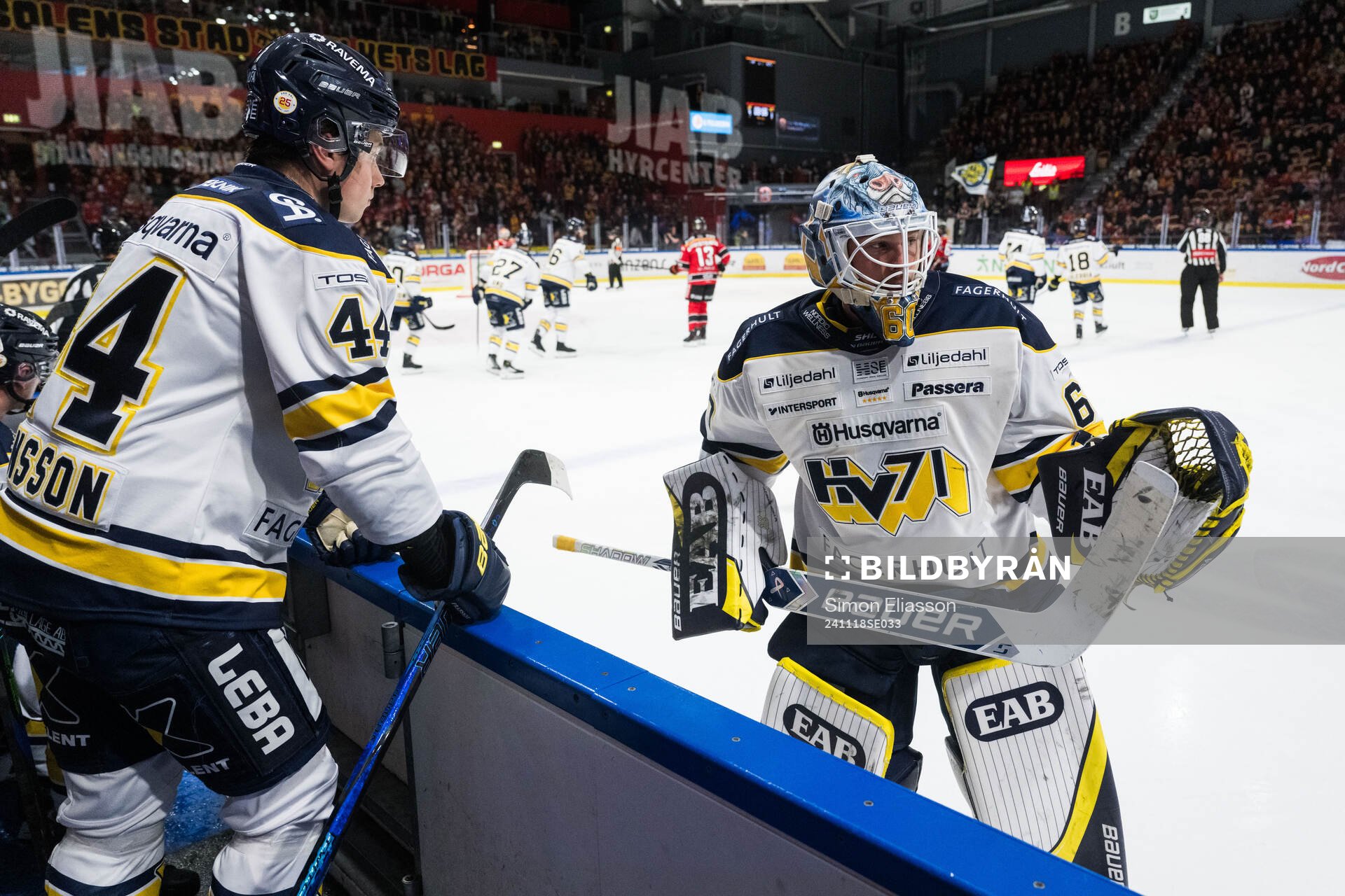HV71s målvakt Hugo Alnefelt