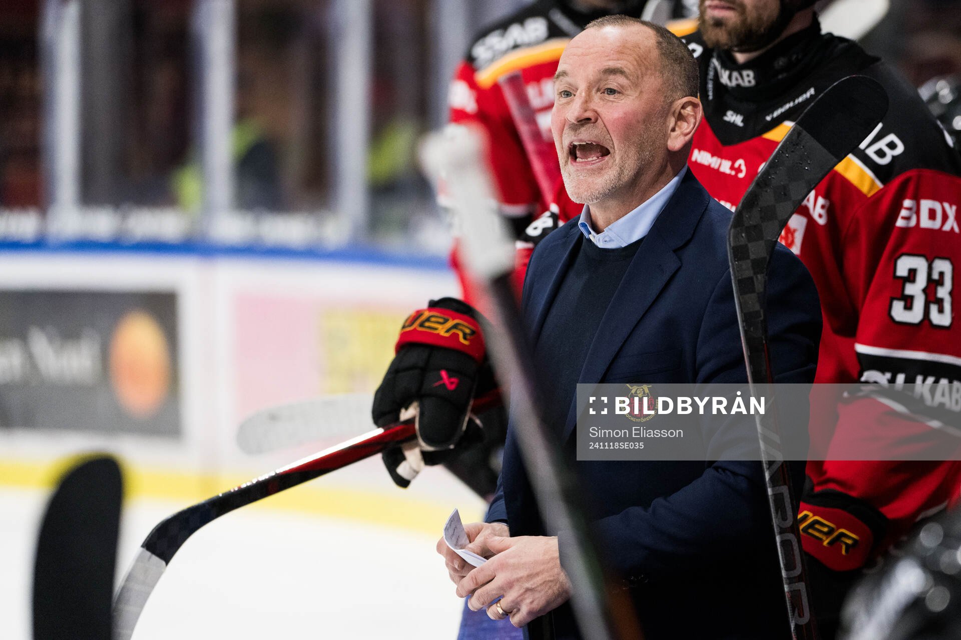 Luleås tränare Thomas Berglund