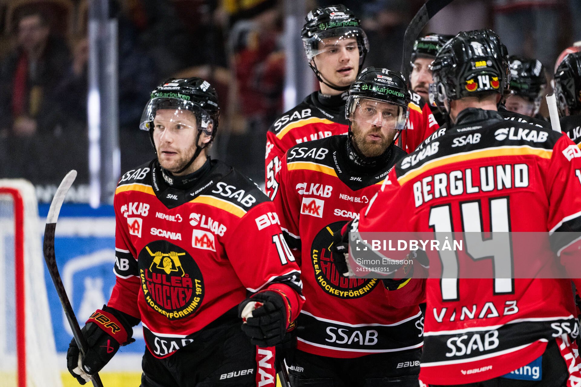 Luleås Linus Omark jublar