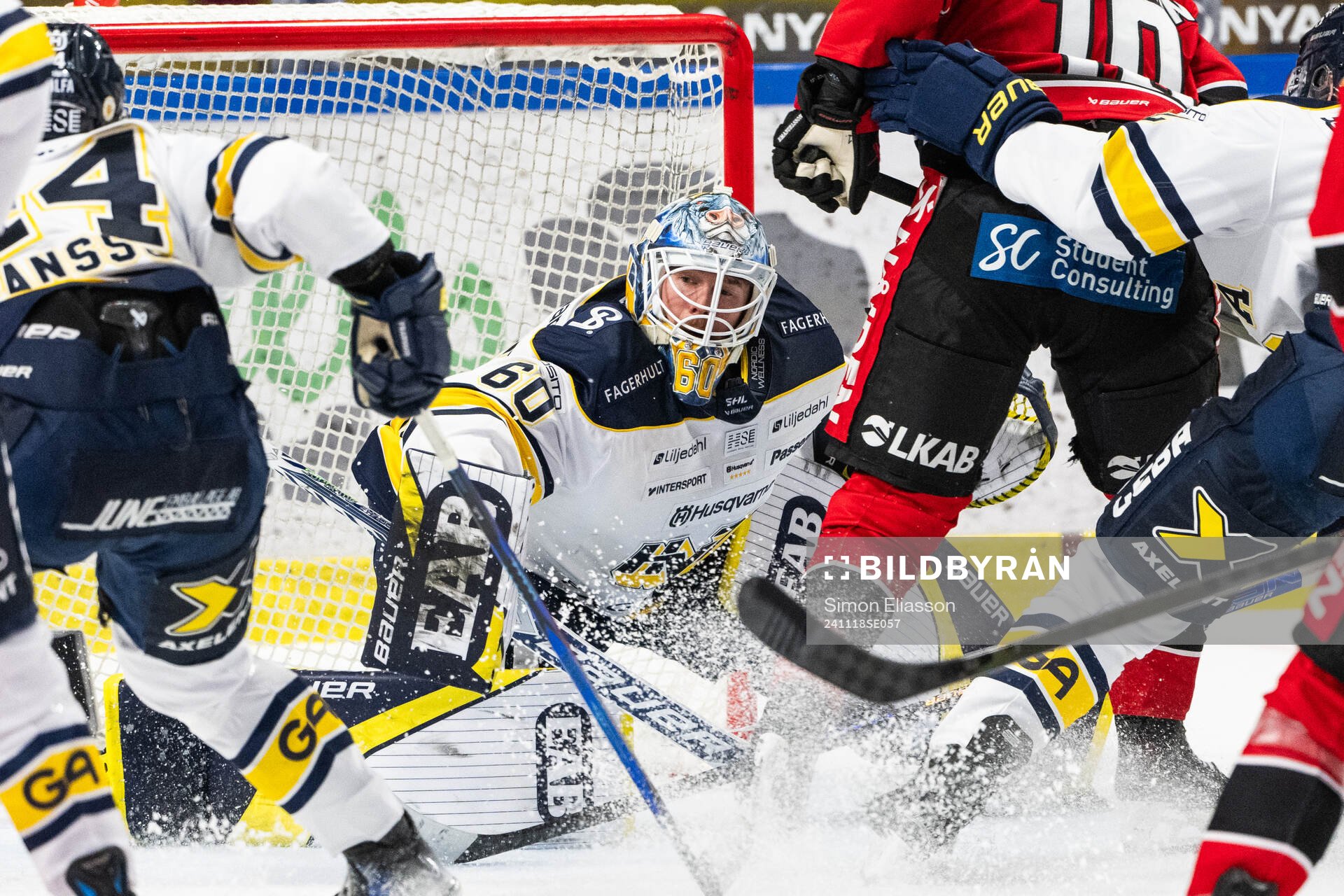 HV71s målvakt Hugo Alnefelt