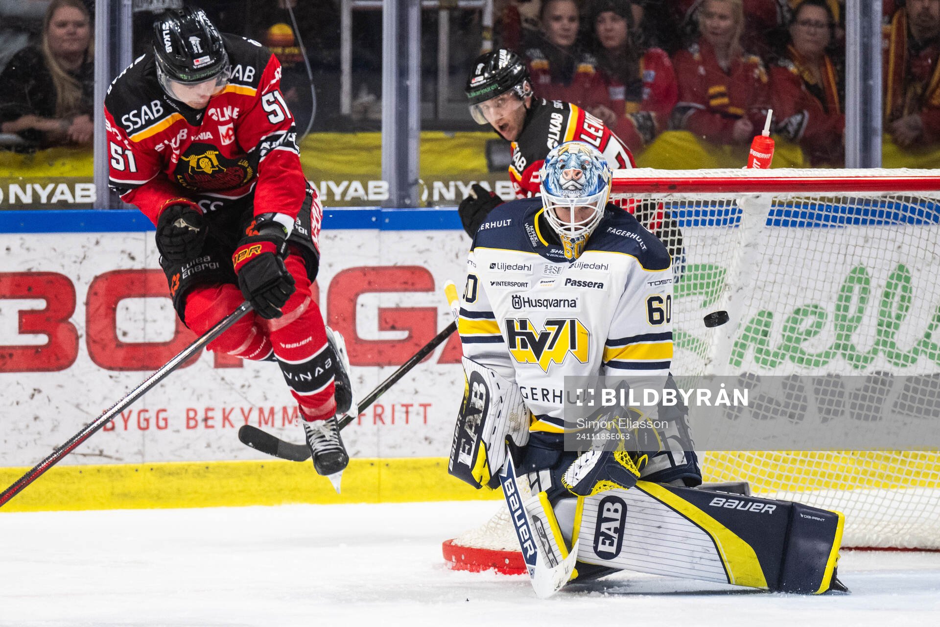 HV71s målvakt Hugo Alnefelt