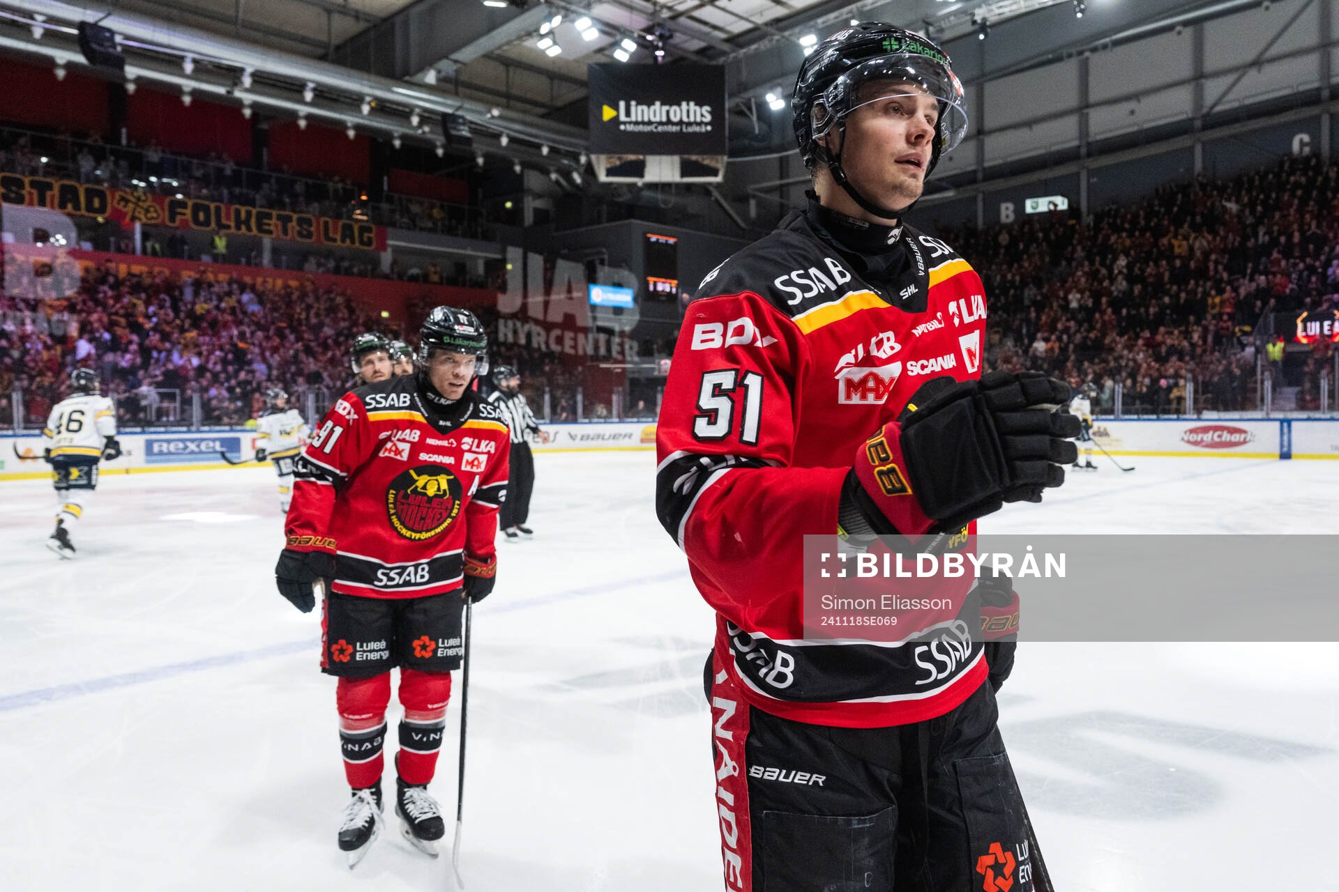 Luleås Markus Nurmi jublar