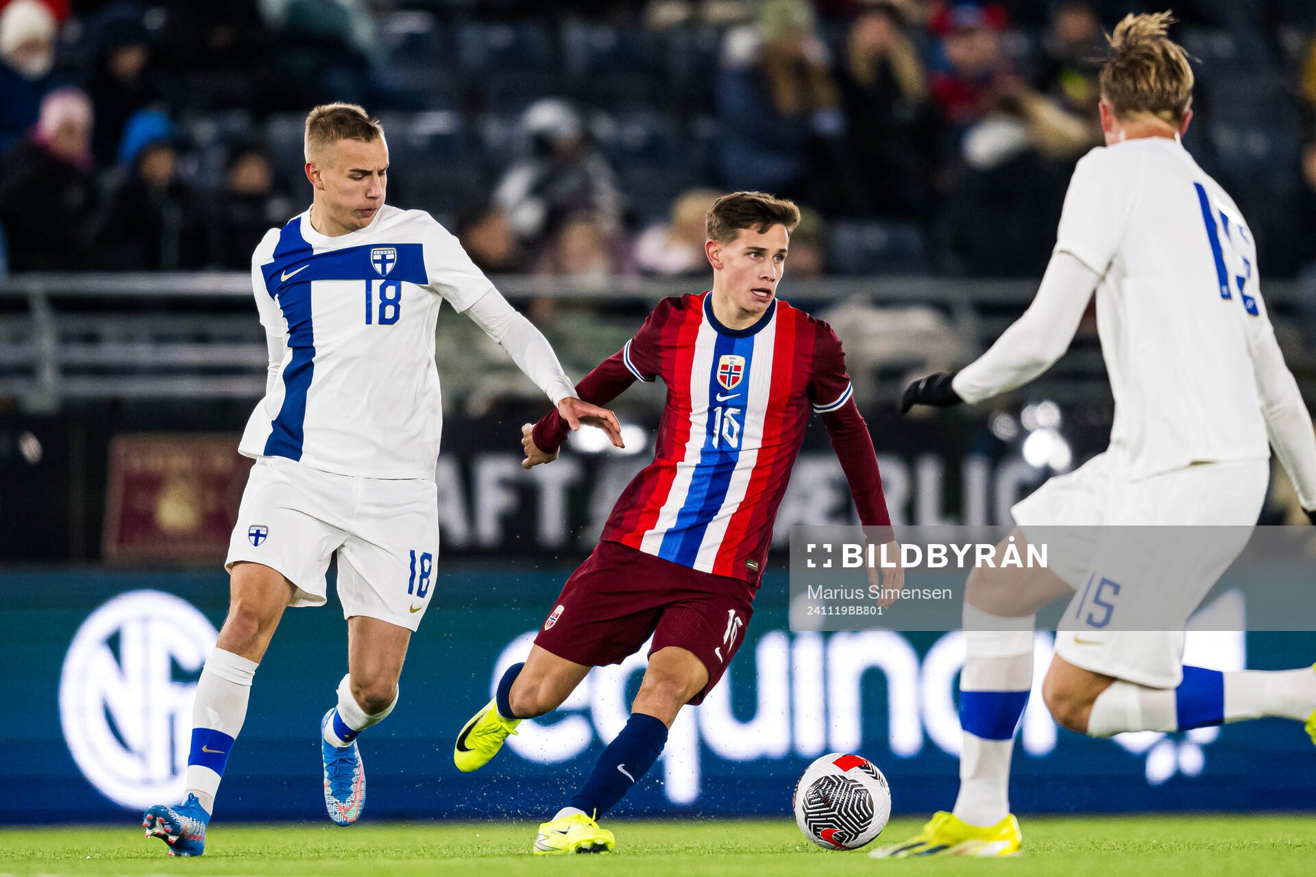 Topi Keskinen of Finland and Oliver Johansen Braude of