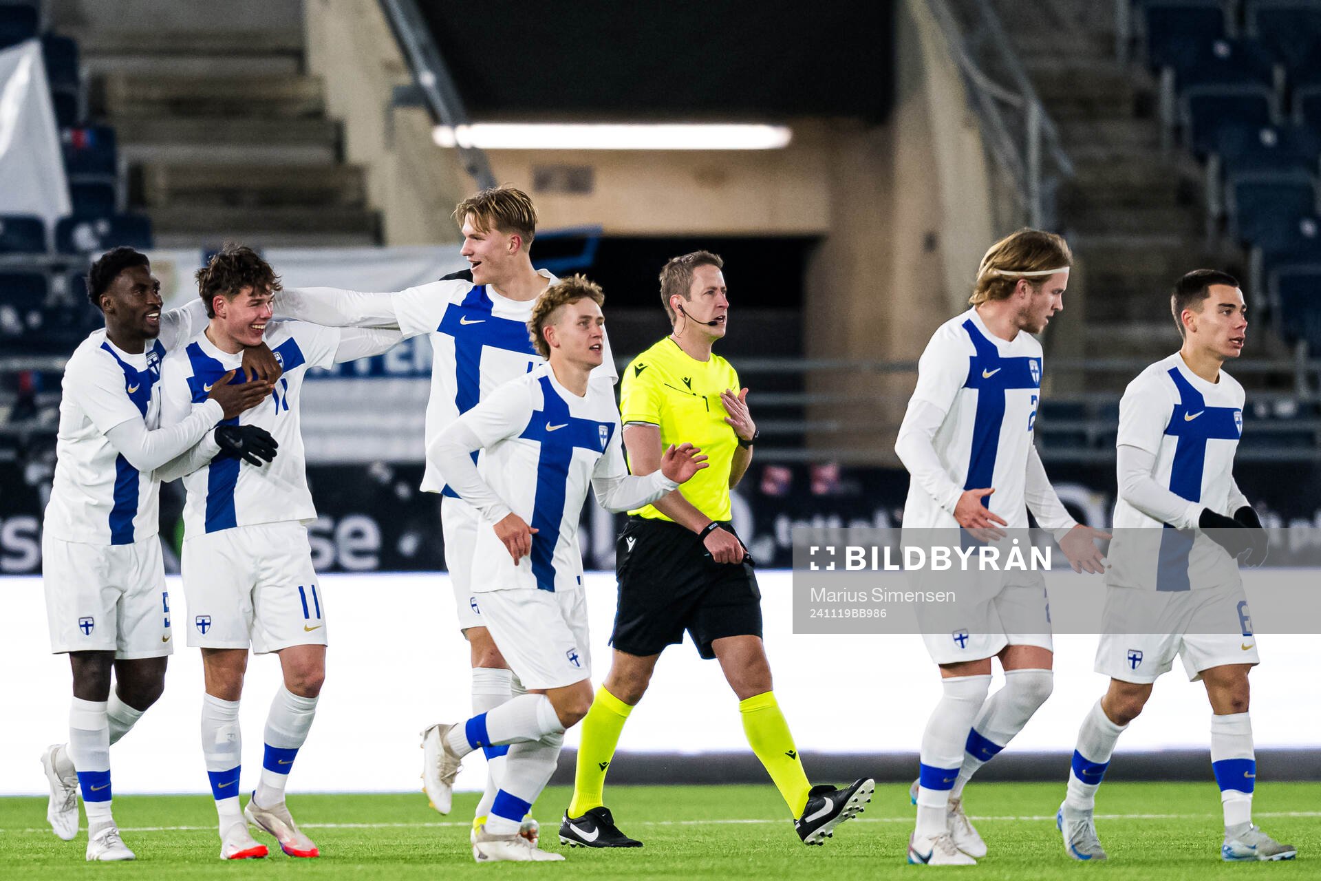 Casper Terho of Finland celebrates