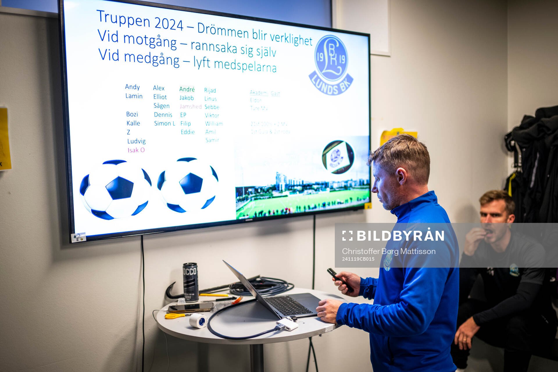 Tränare Jussi Kontinen