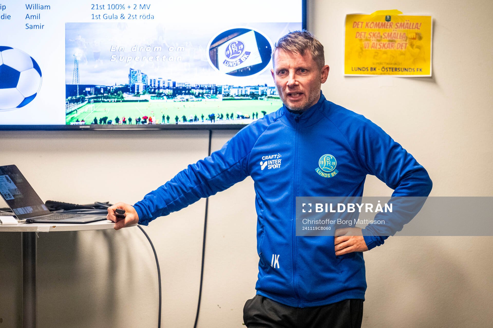 Tränare Jussi Kontinen
