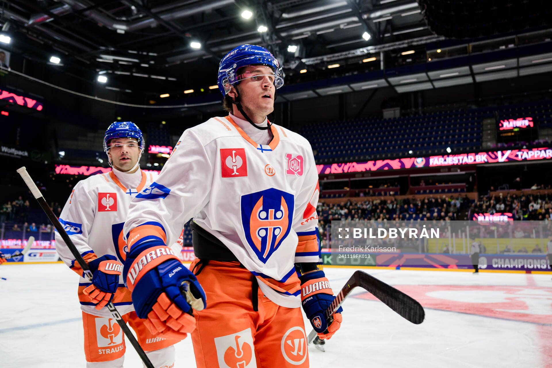 Daniel Brickley of Tappara Tampere celebrates