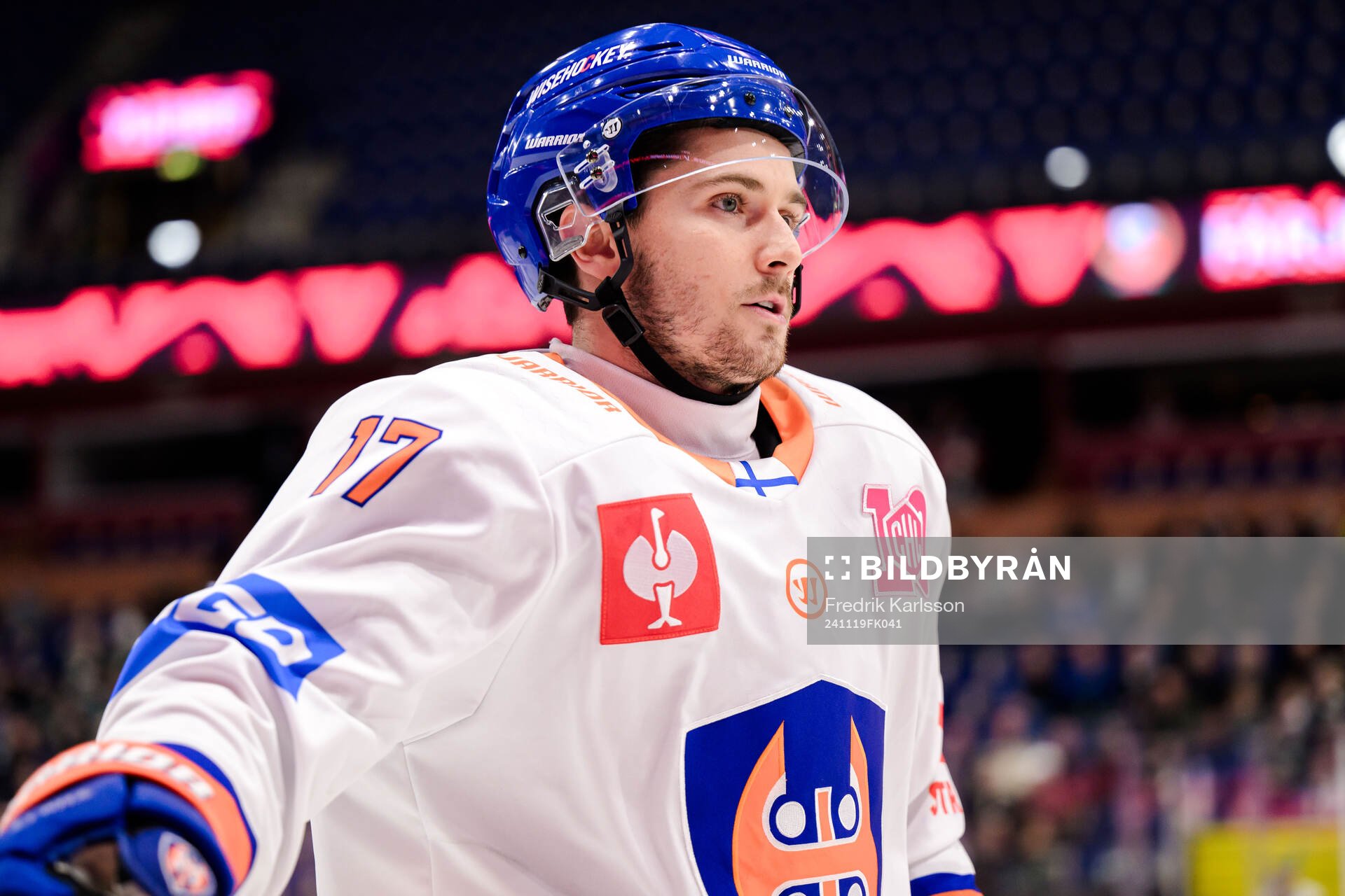 Nicholas Halloran of Tappara Tampere celebrates