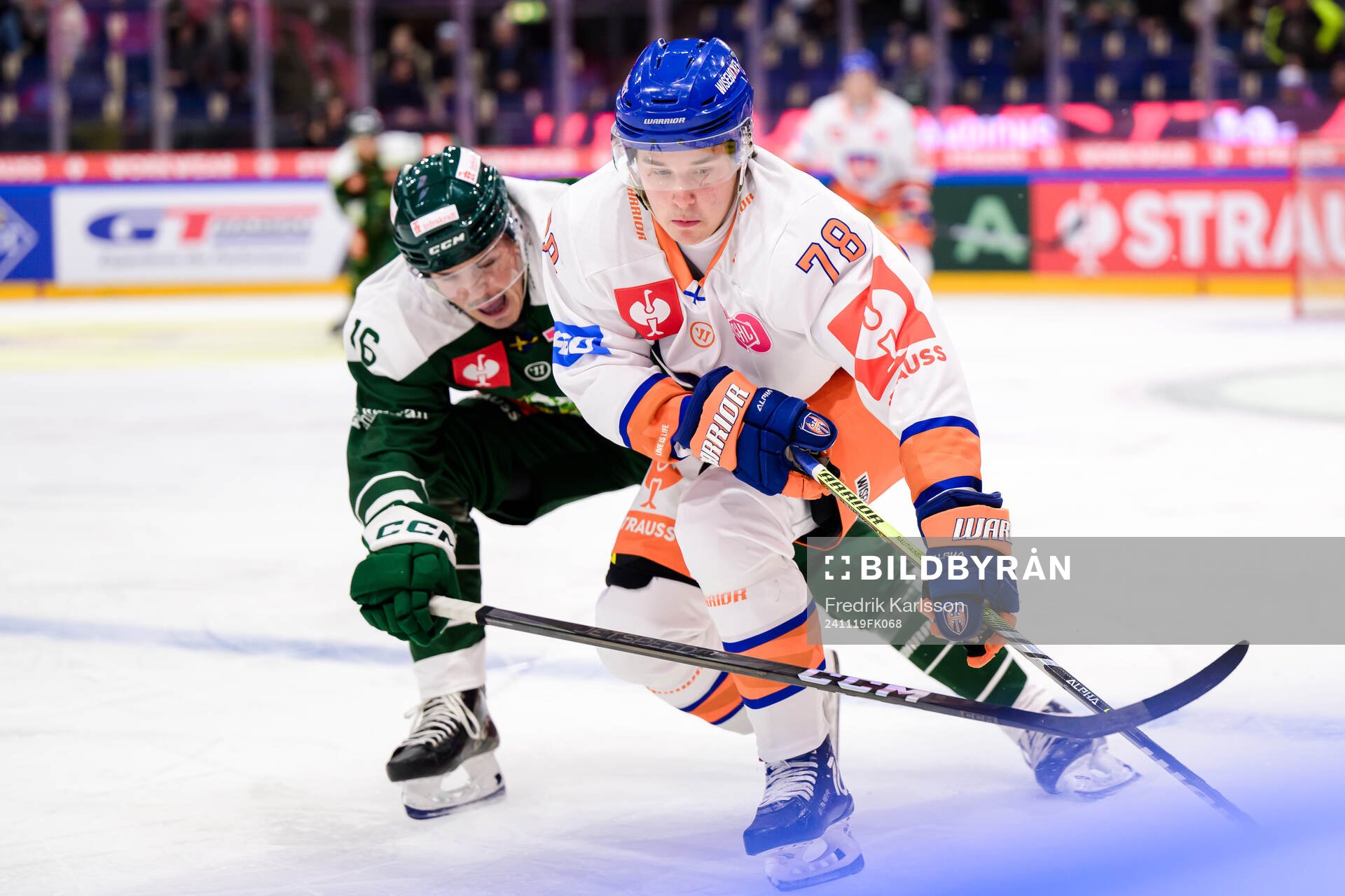 Alexander Ljungkrantz of Färjestad  and Benjamin