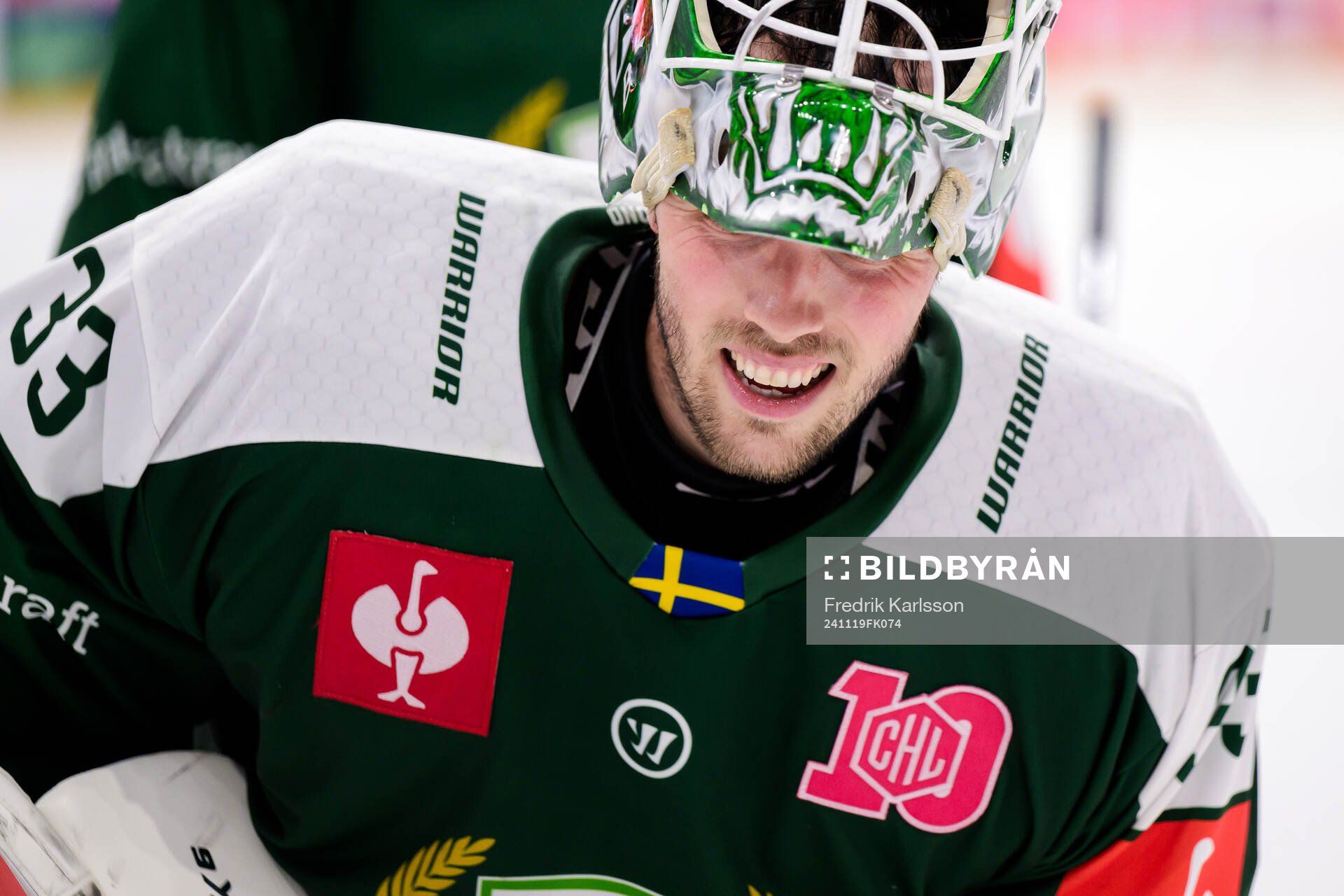 goaltender Maxime Lagacé of Färjestad