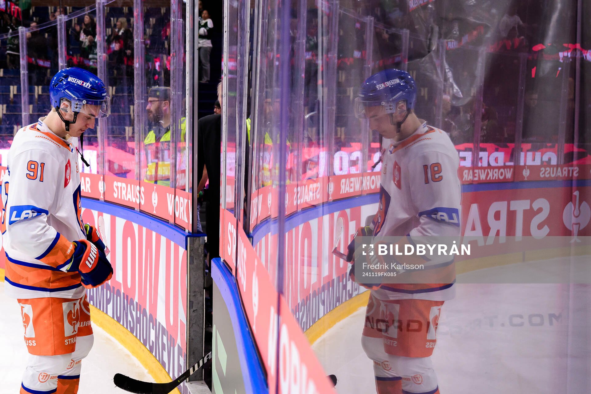 Petteri Puhakka of Tappara Tampere looks dejected